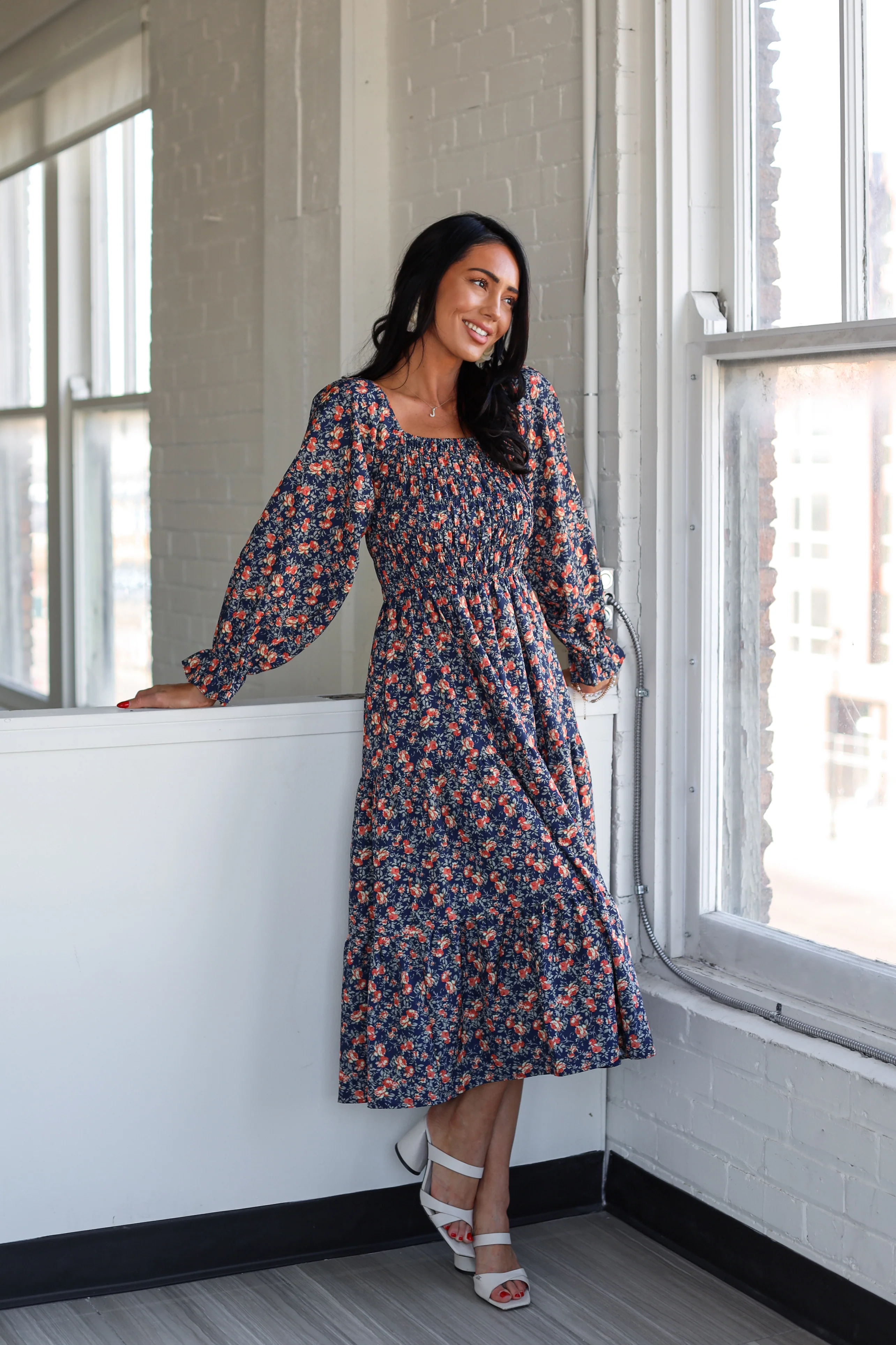 The Sullivan Citrus Bloom Dresses - XNAUWBI