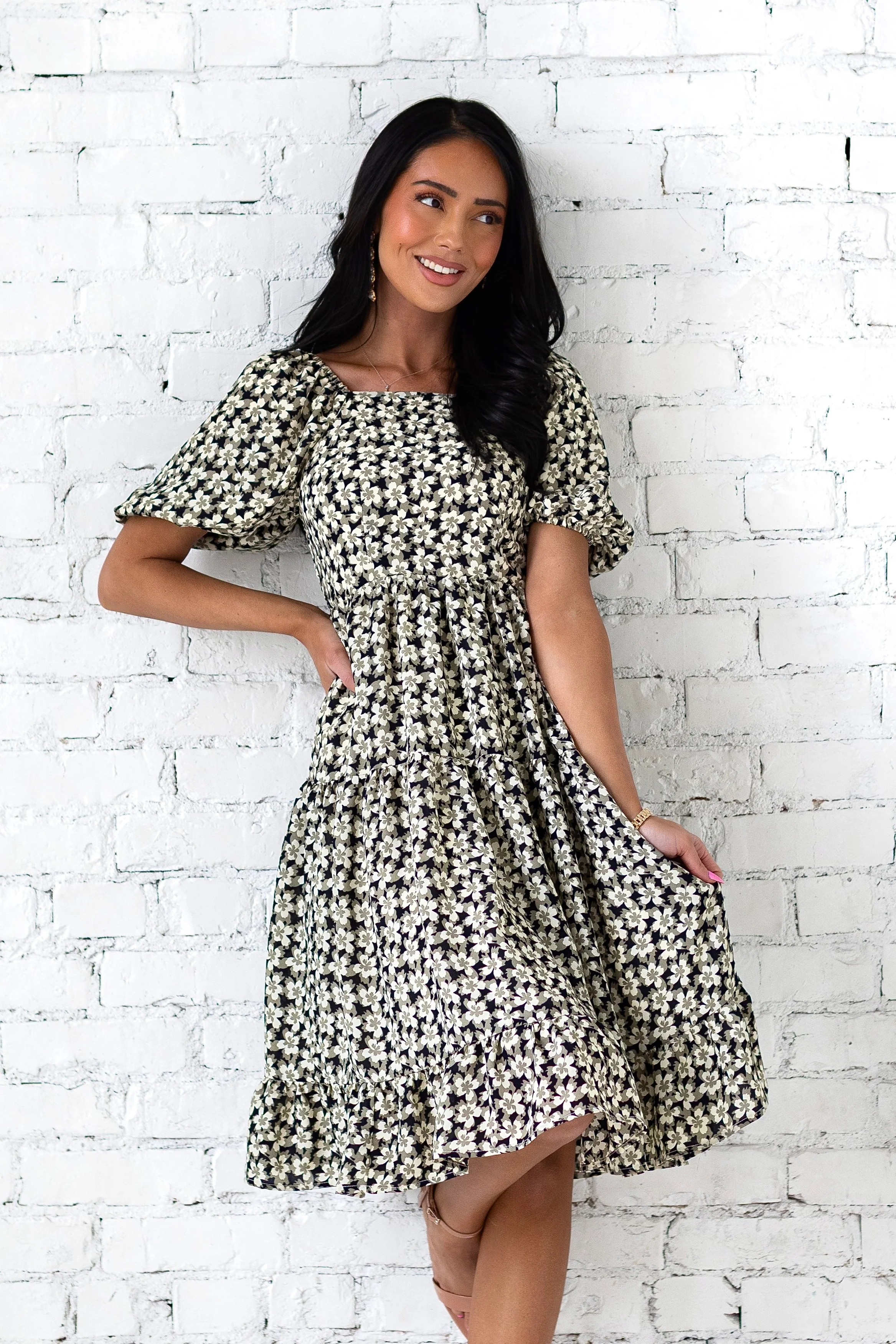 The Poppy Midnight Daisy Dresses - XNAUWBI