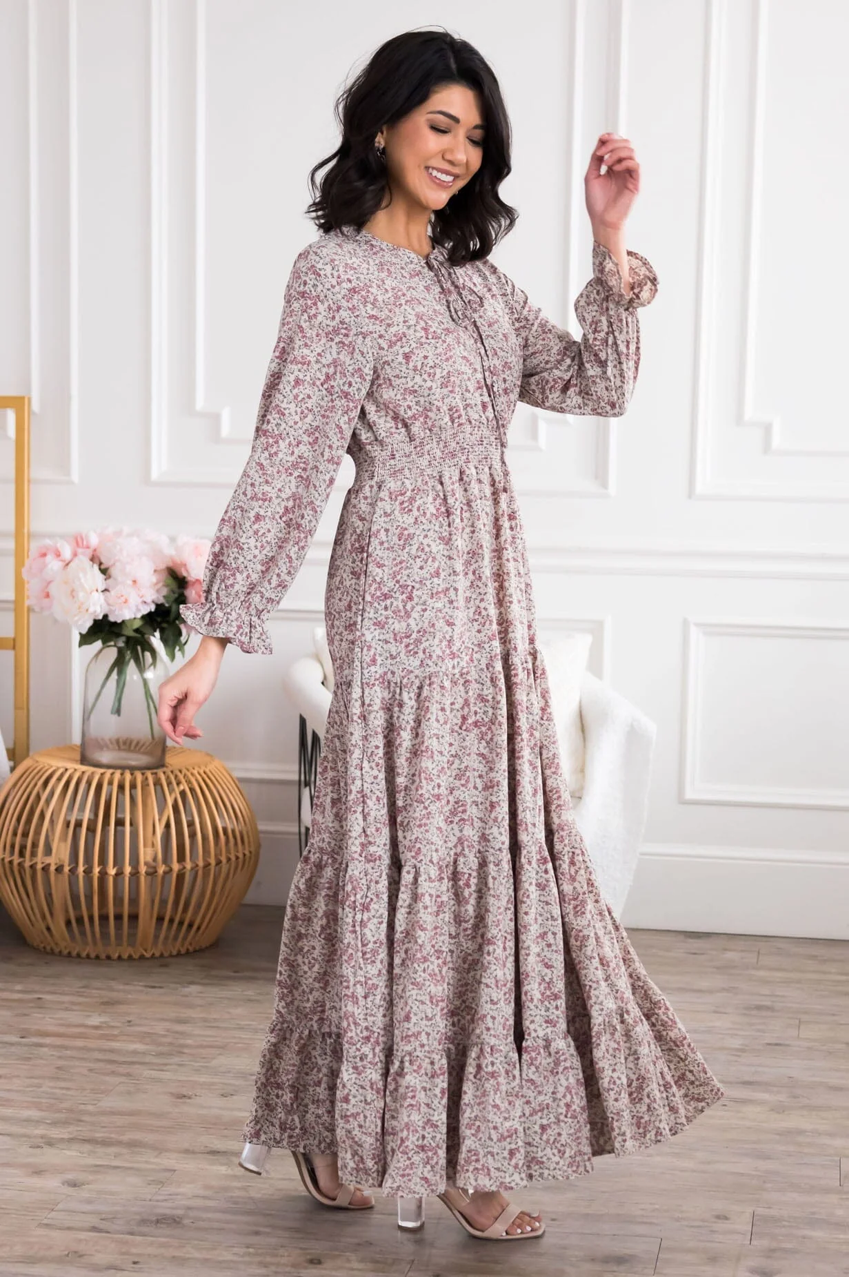 The Wesley Delicate Rose Dresses - XNAUWBI