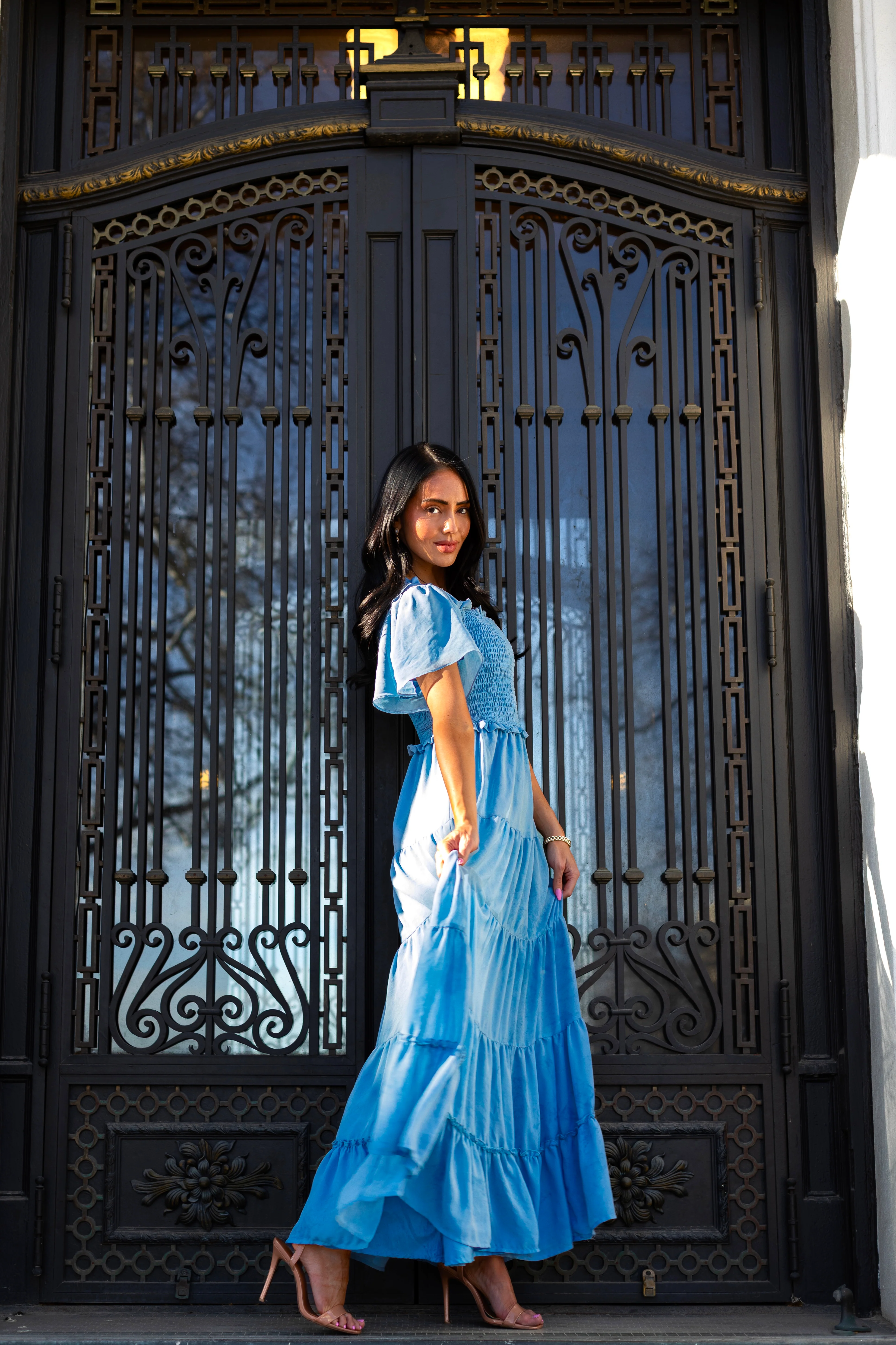 The Leigh Robin Blue Dresses - XNAUWBI