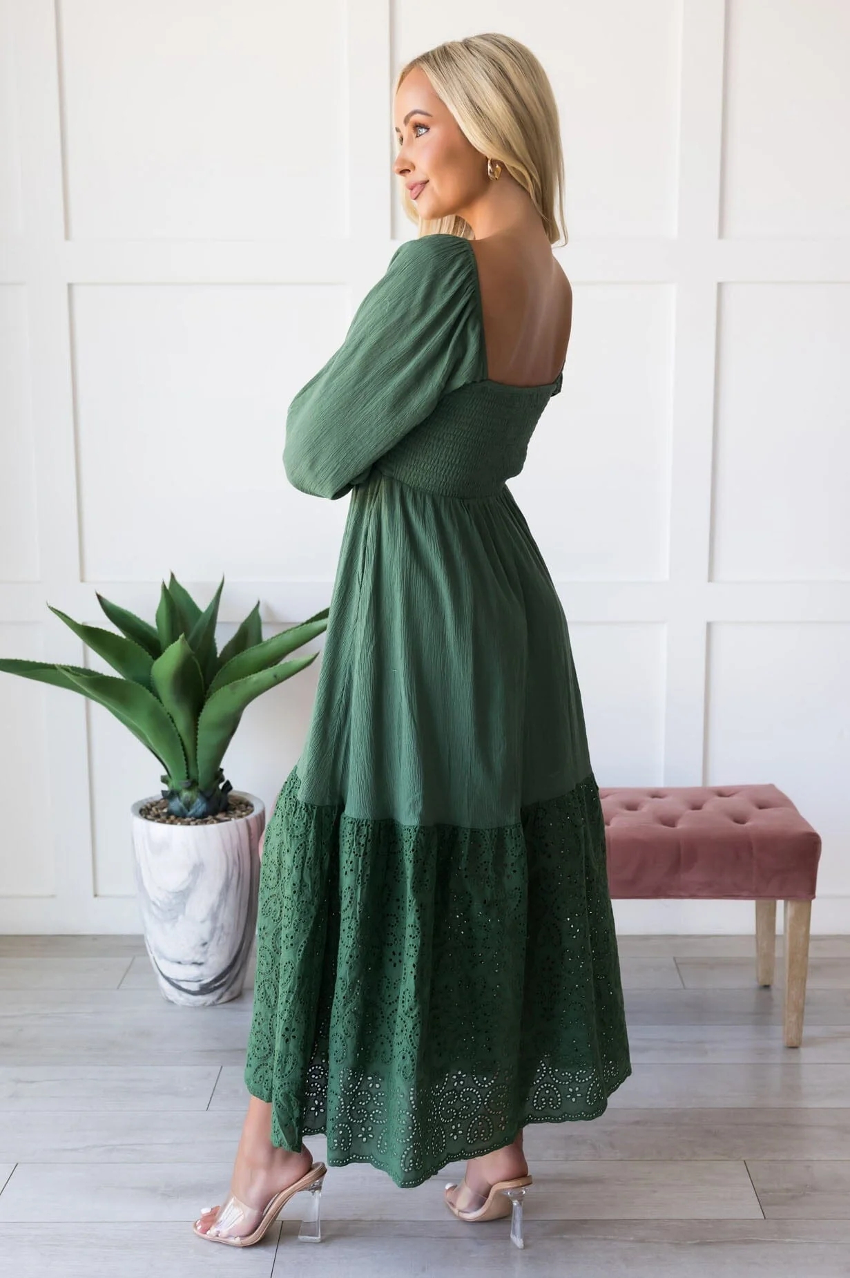 The Emalee Eucalyptus Dresses - XNAUWBI