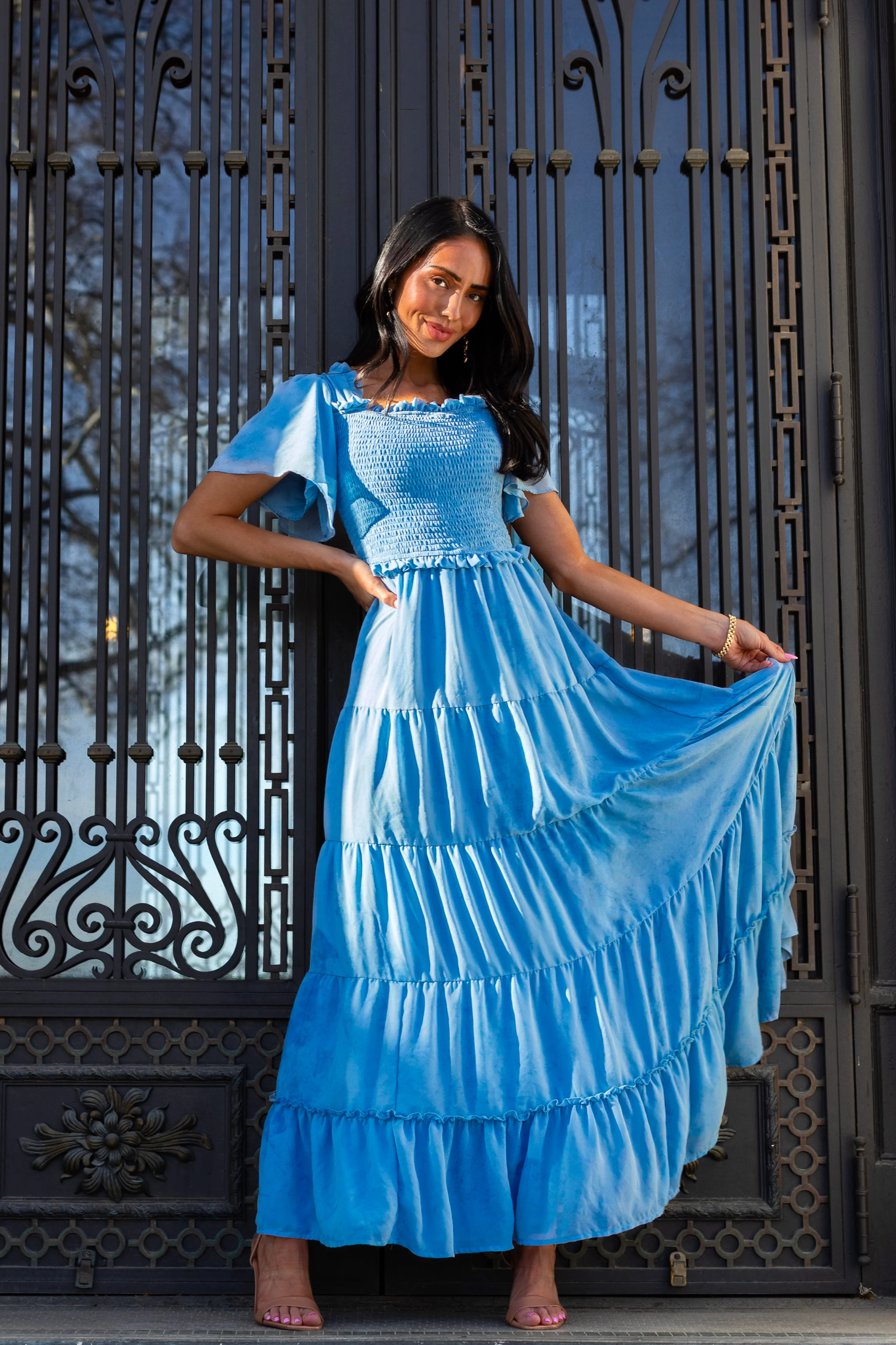The Leigh Robin Blue Dresses - XNAUWBI