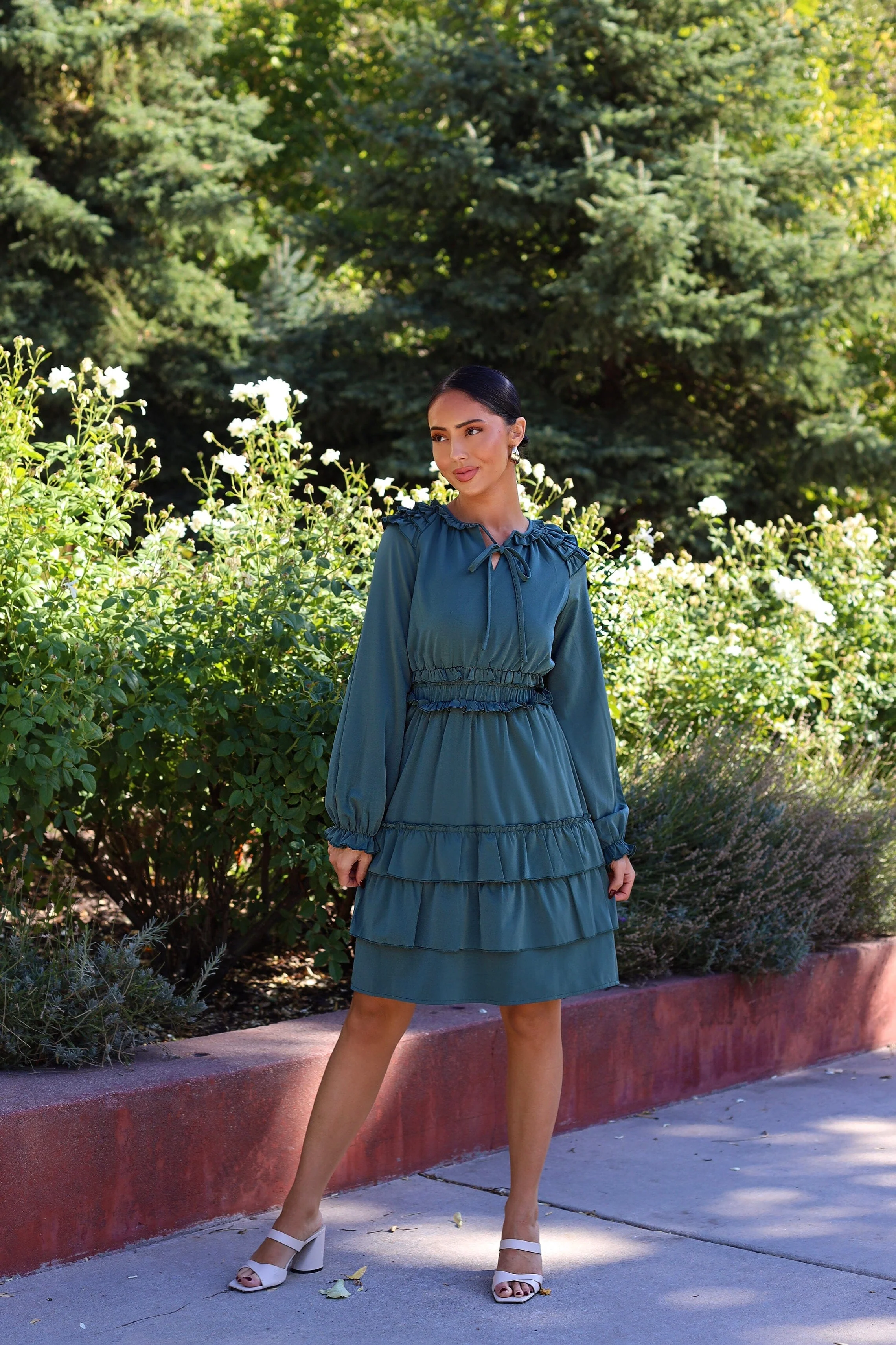 The Eloise Palace Green Dresses - XNAUWBI