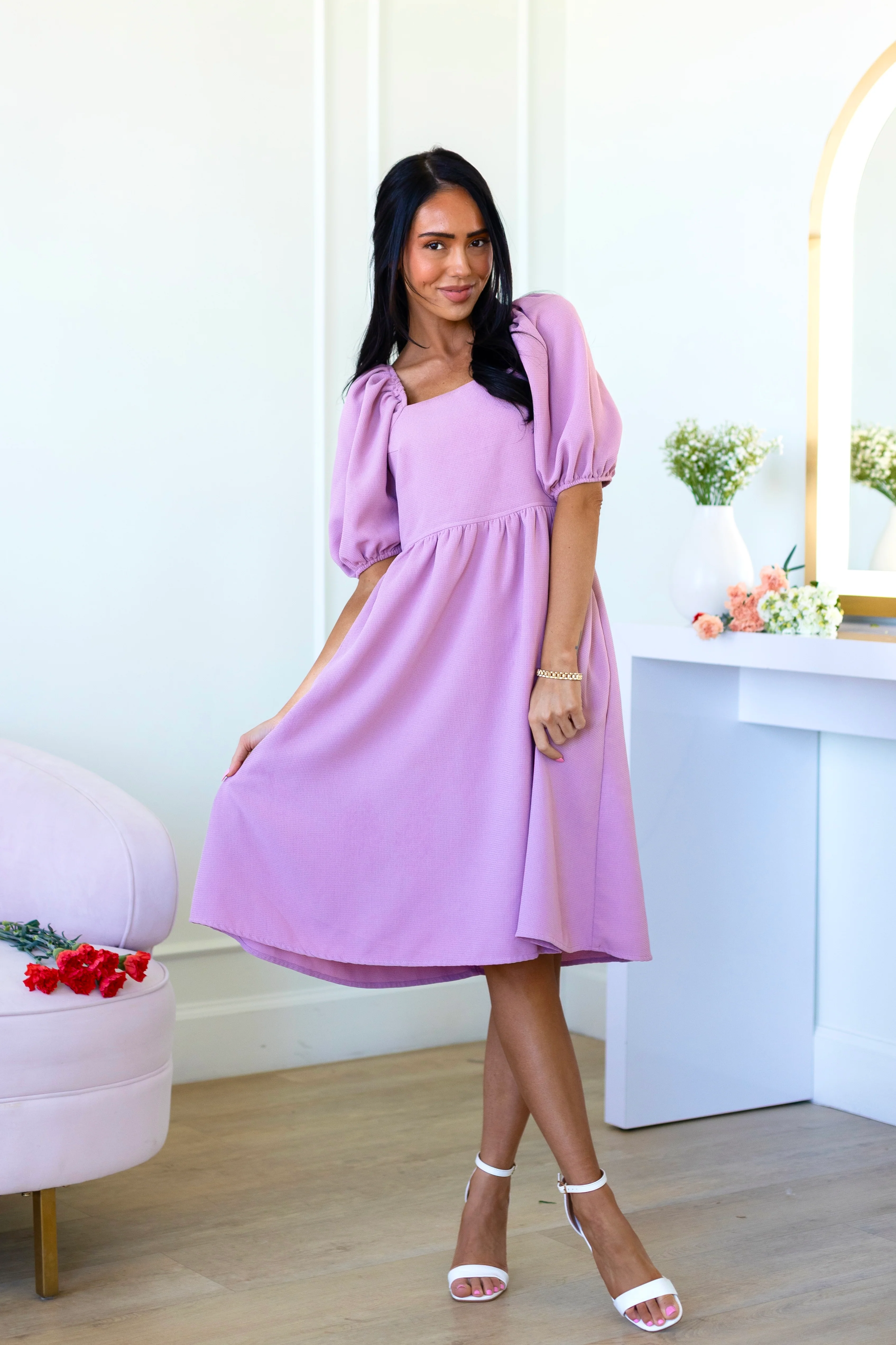 The Jaceline Dusty Mauve Dresses - XNAUWBI