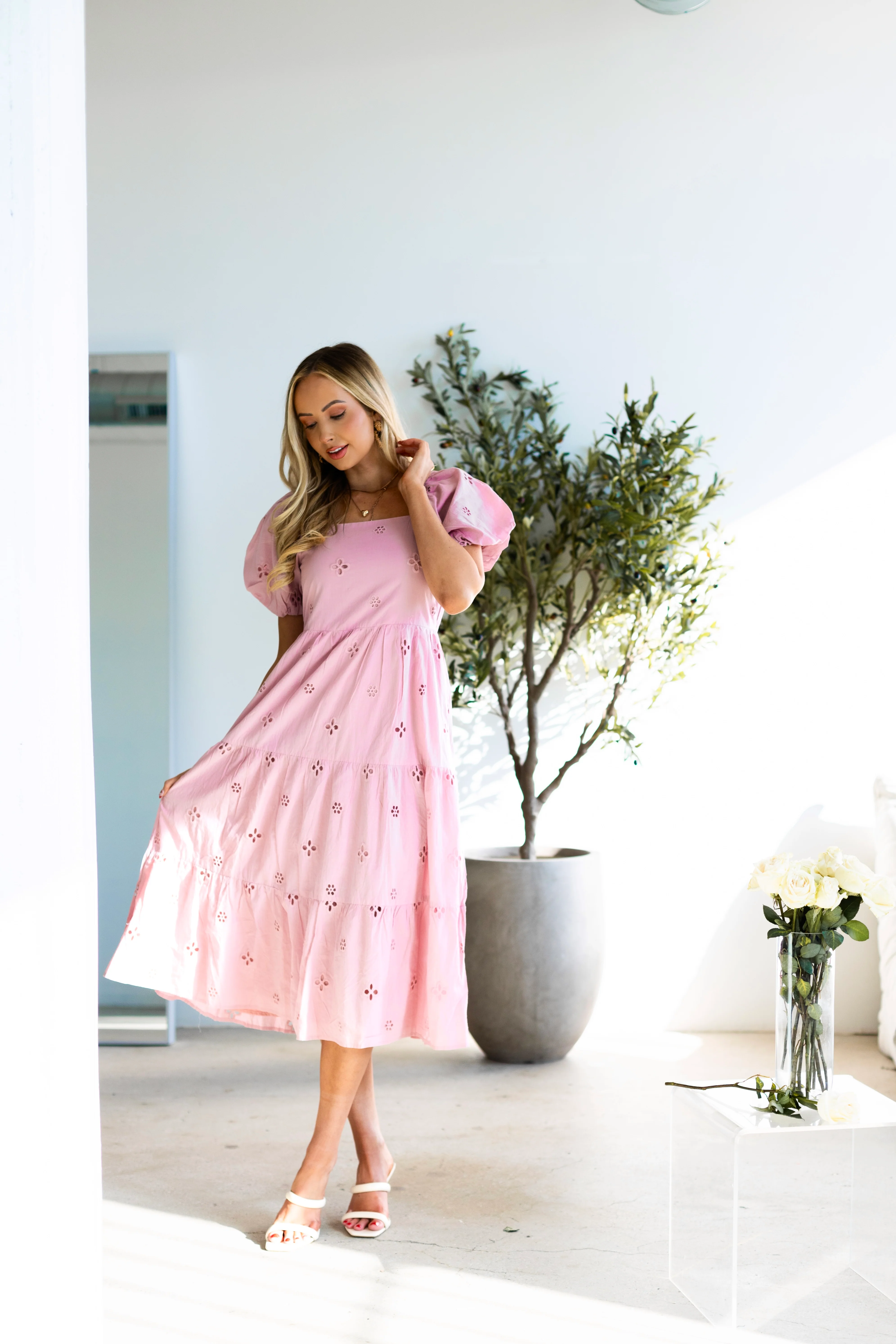 The Wynelle Dusty Mauve Dresses - XNAUWBI