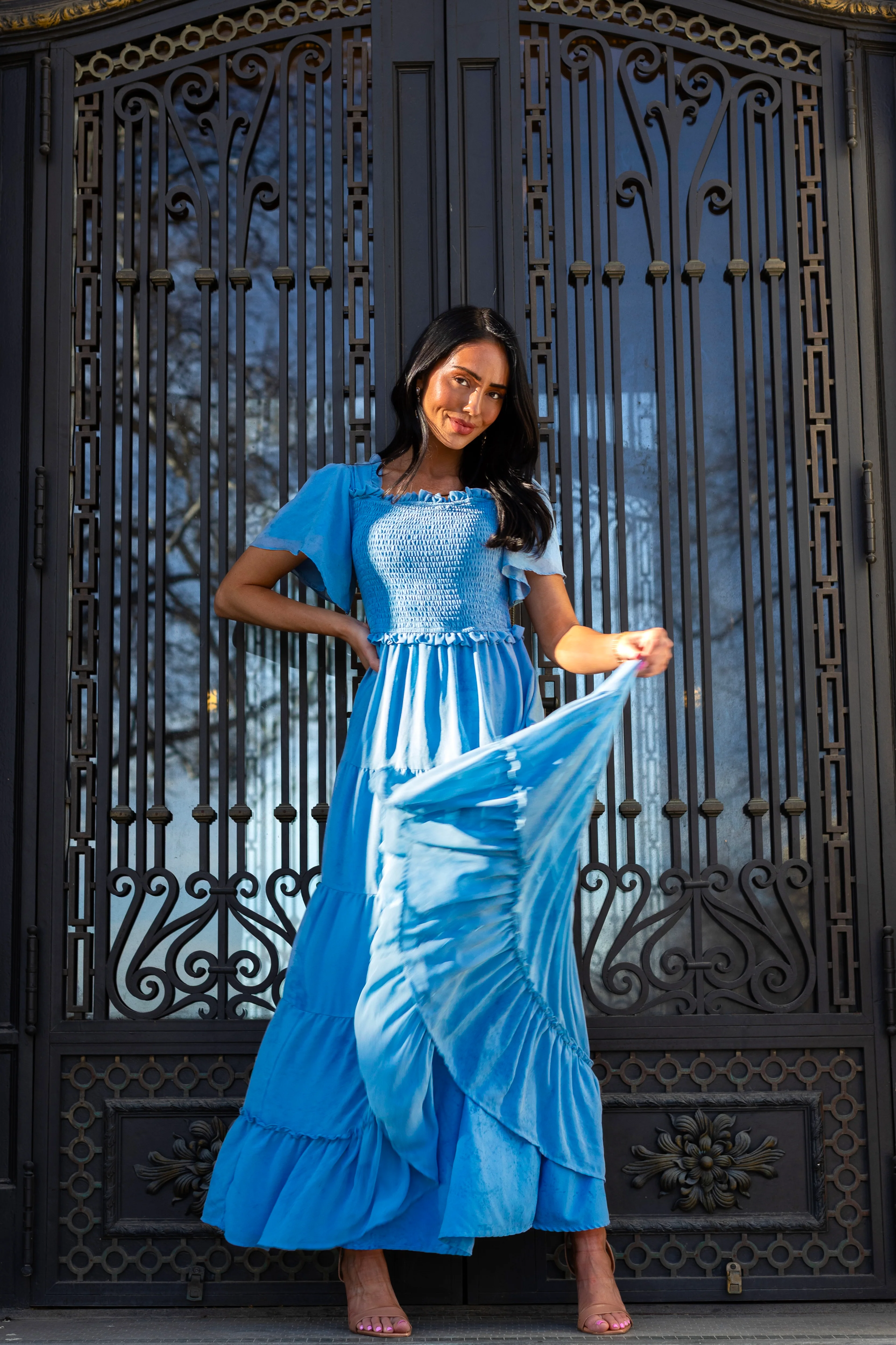 The Leigh Robin Blue Dresses - XNAUWBI