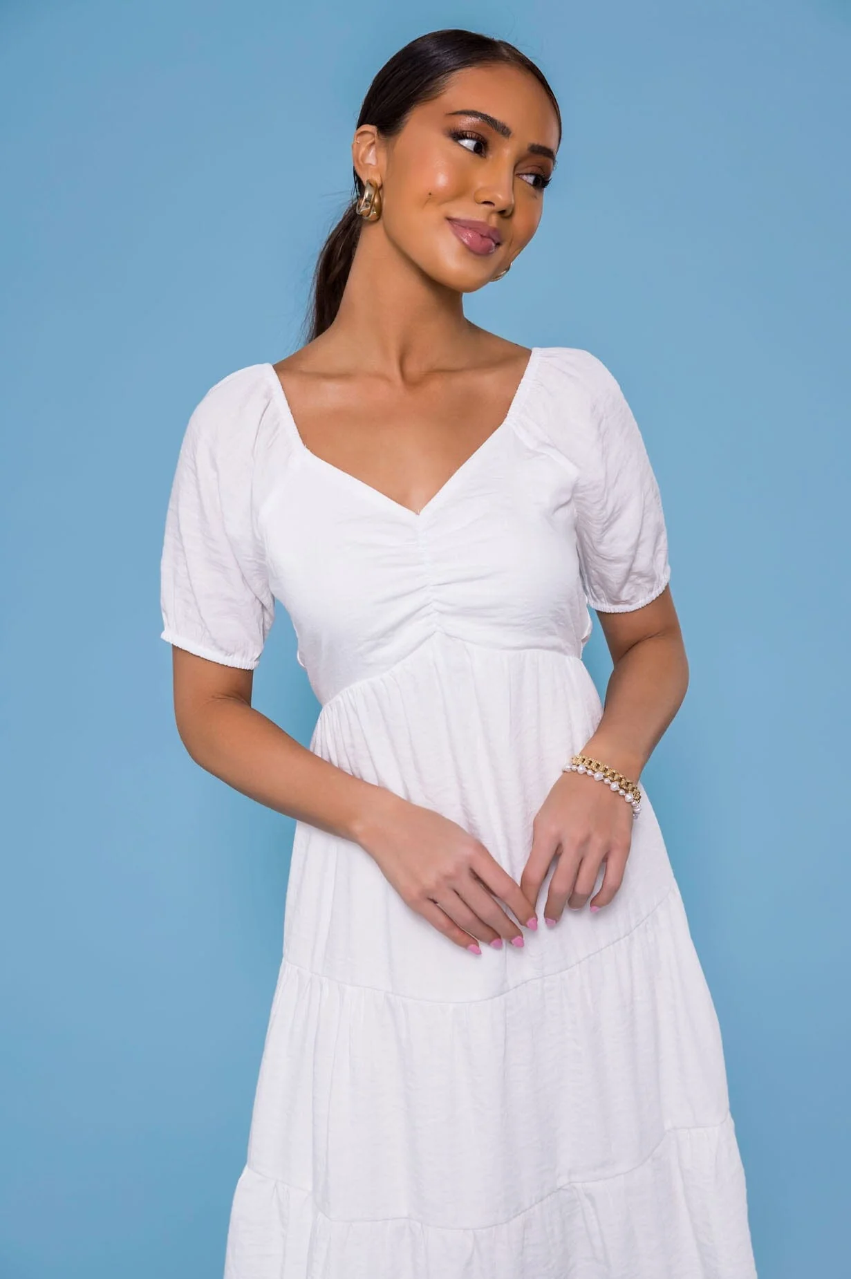 The Olivia White Dresses - XNAUWBI