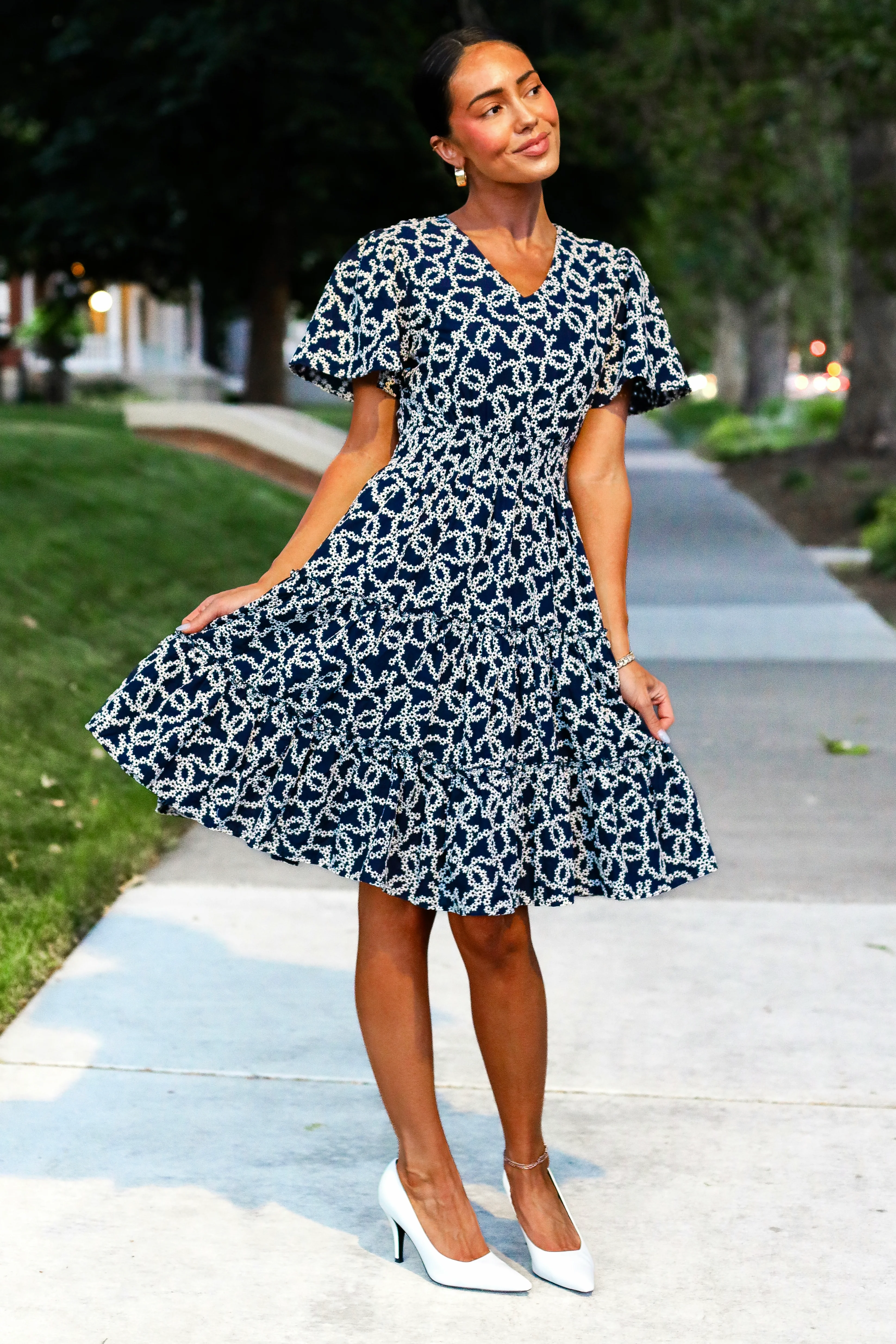 The Jemma Midnight Lotus Dresses - XNAUWBI