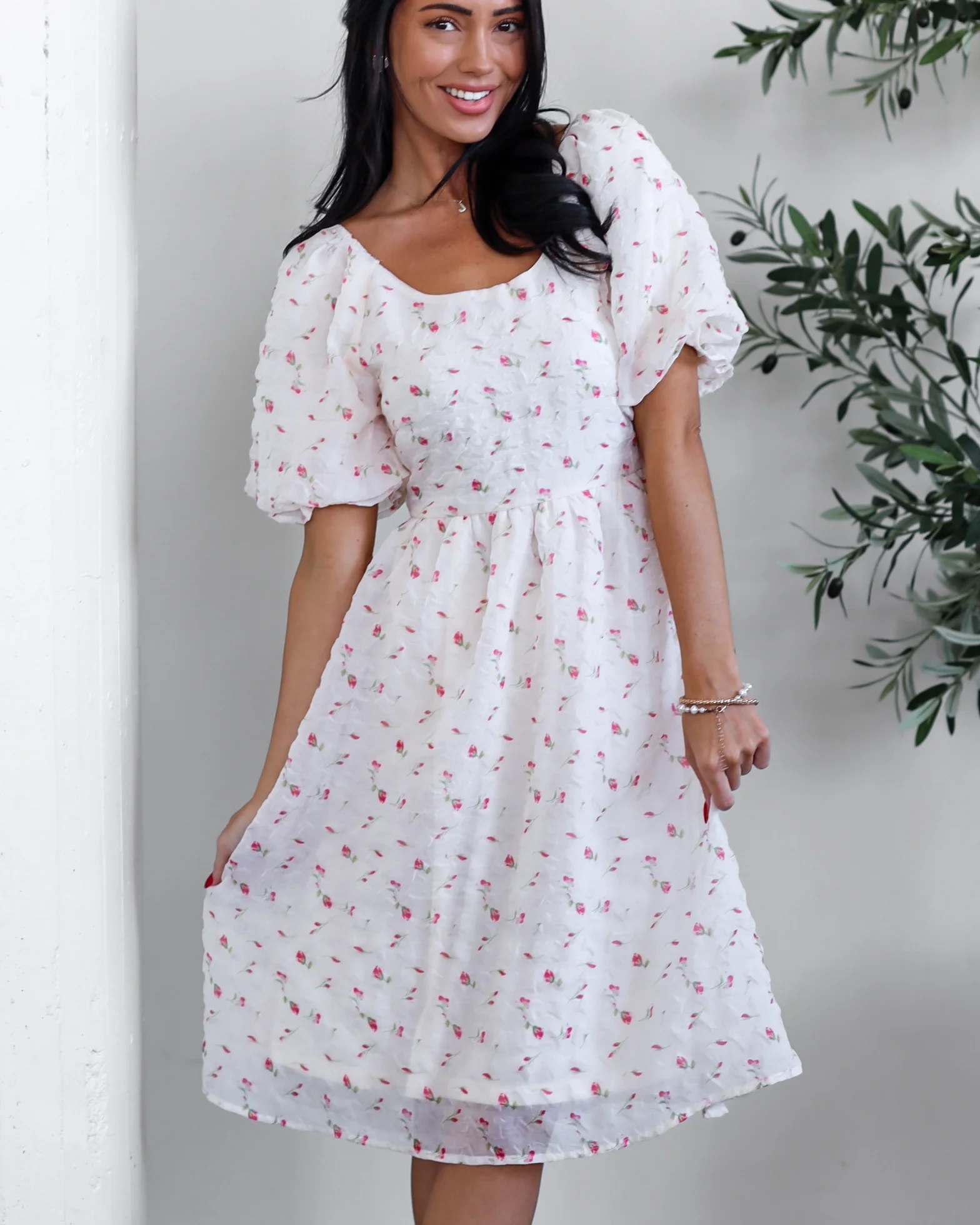 The Alta Raspberry Rose Dresses - XNAUWBI