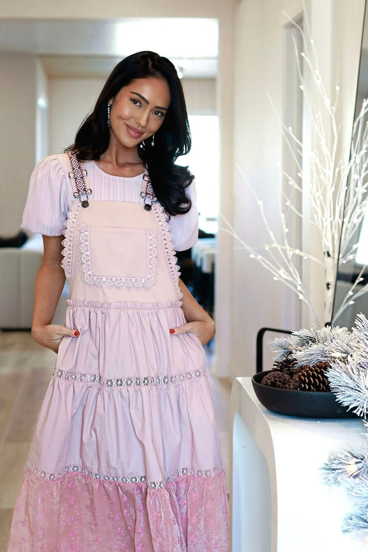 The Emerie Dusty Pink Dresses - XNAUWBI