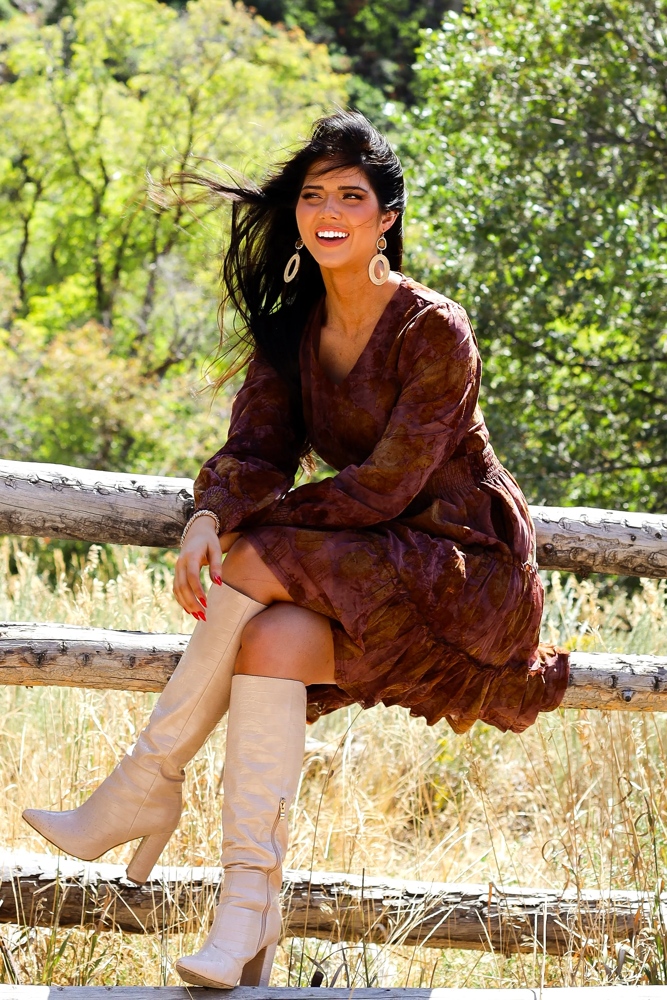 The Opal Hazel Floral Dresses - XNAUWBI