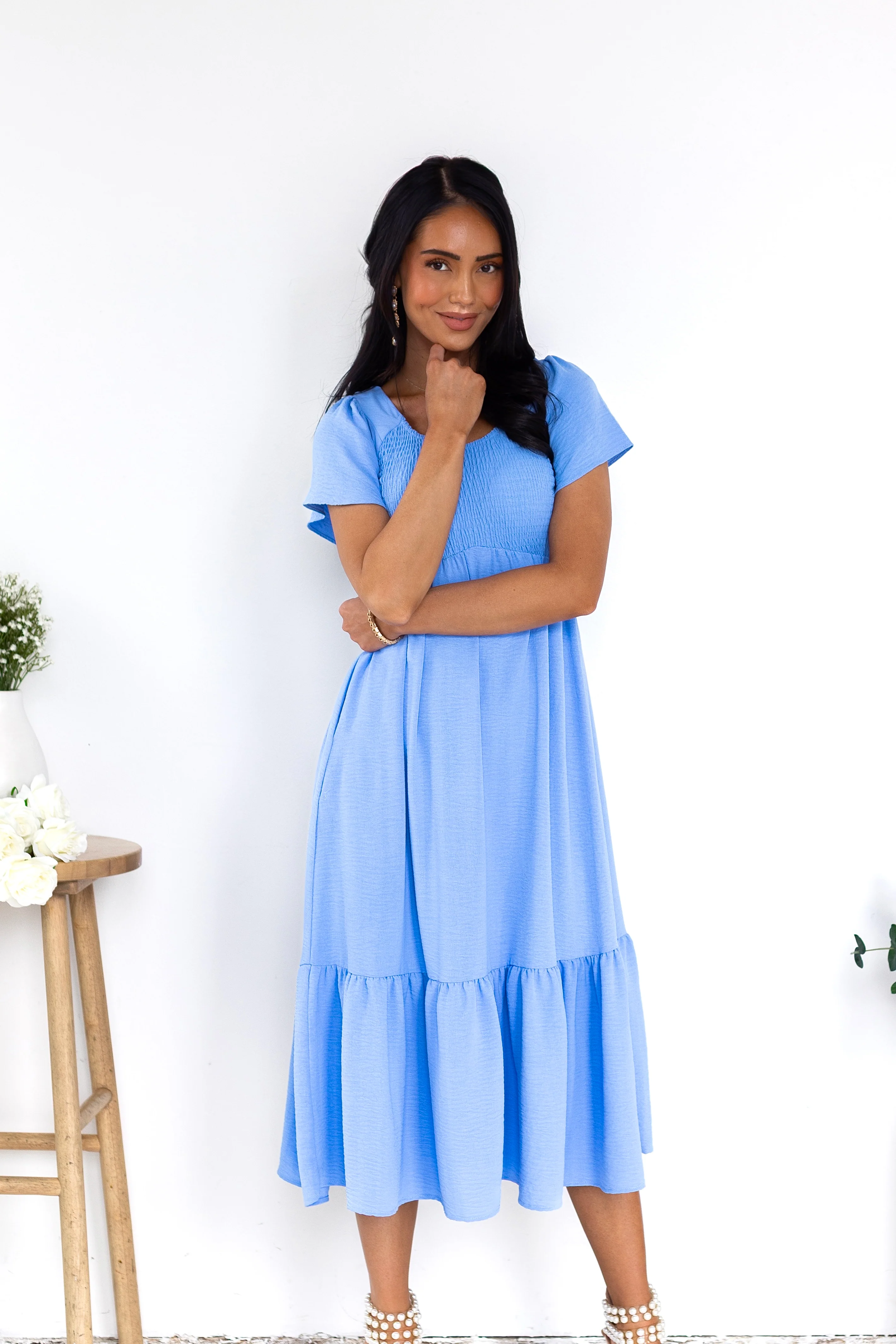 The Kendall Coastline Blue Dresses - XNAUWBI