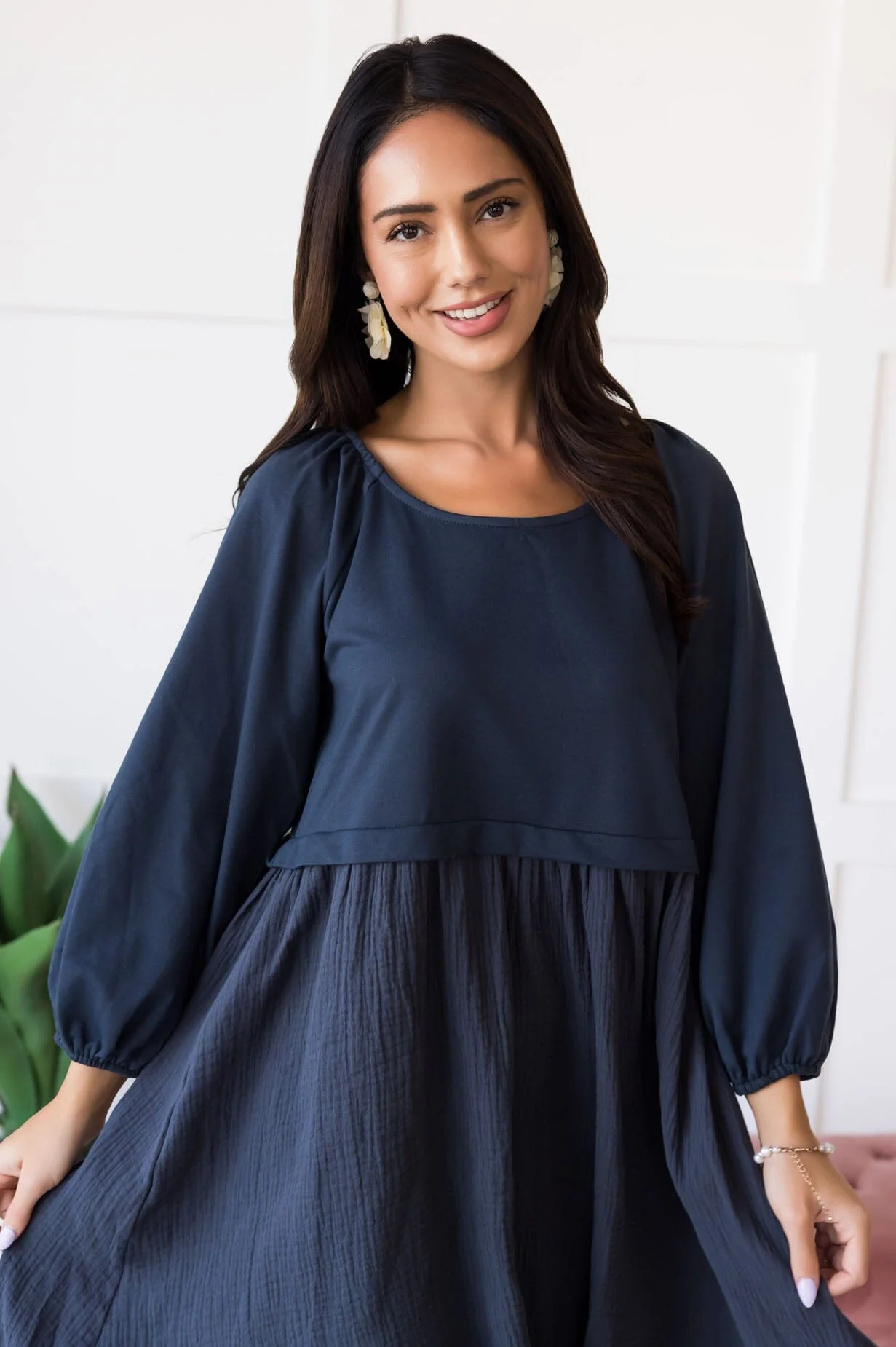 The Dawn Patriot Blue Dresses - XNAUWBI