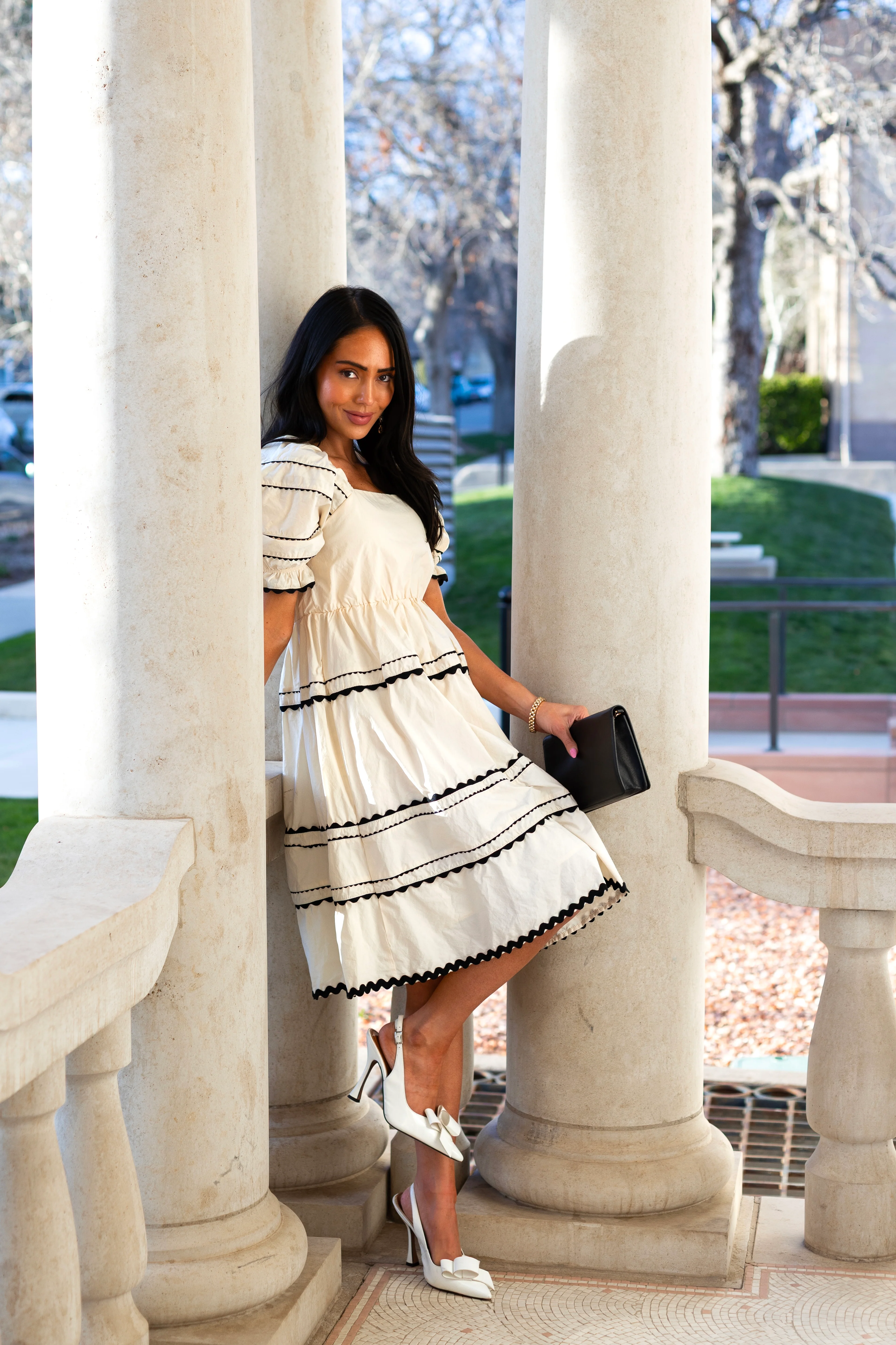 The Damson Cream Cloud Dresses - XNAUWBI