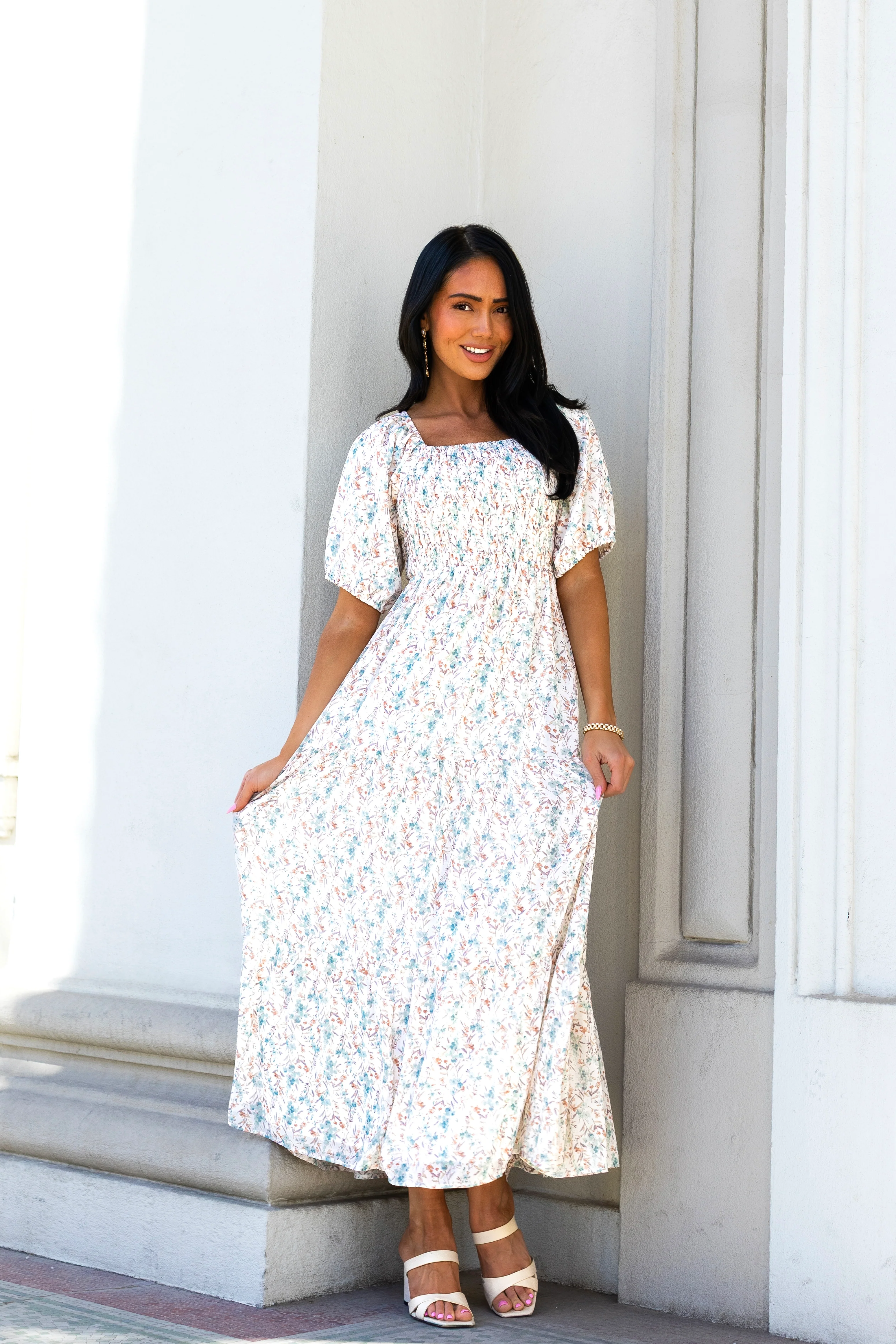 The Indy Seaglass Blossom Dresses - XNAUWBI