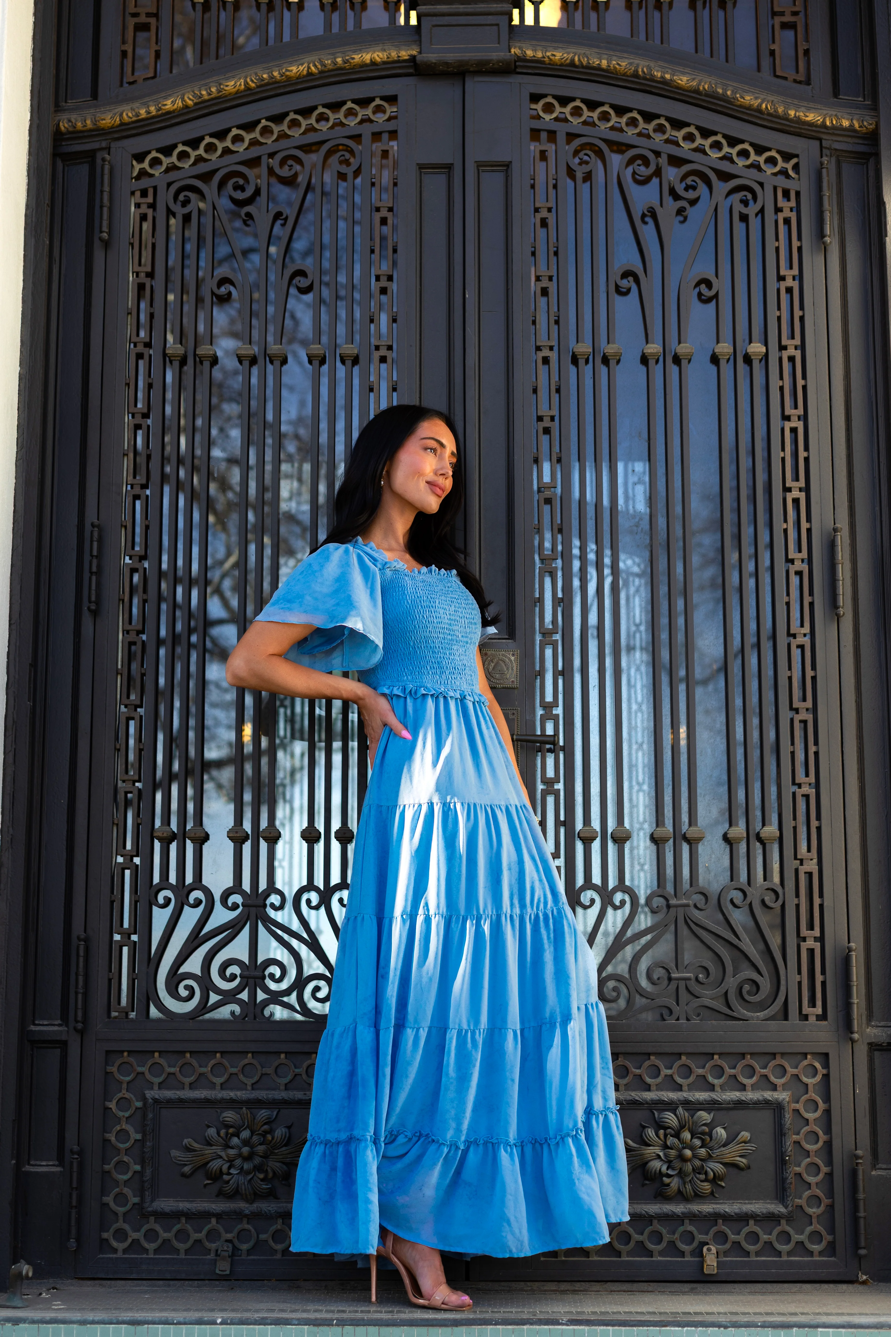 The Leigh Robin Blue Dresses - XNAUWBI