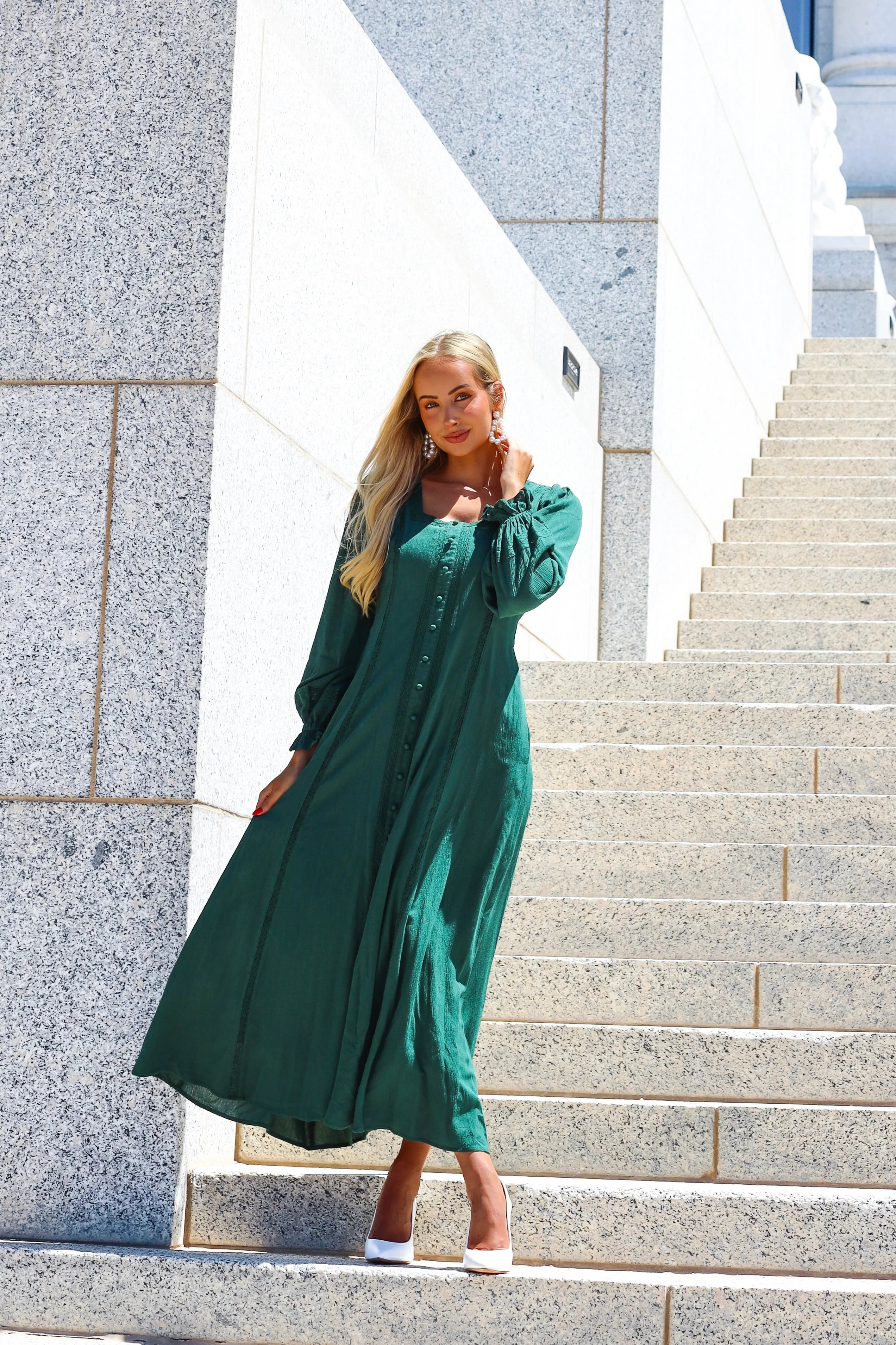 The Brett Emerald Dresses - XNAUWBI