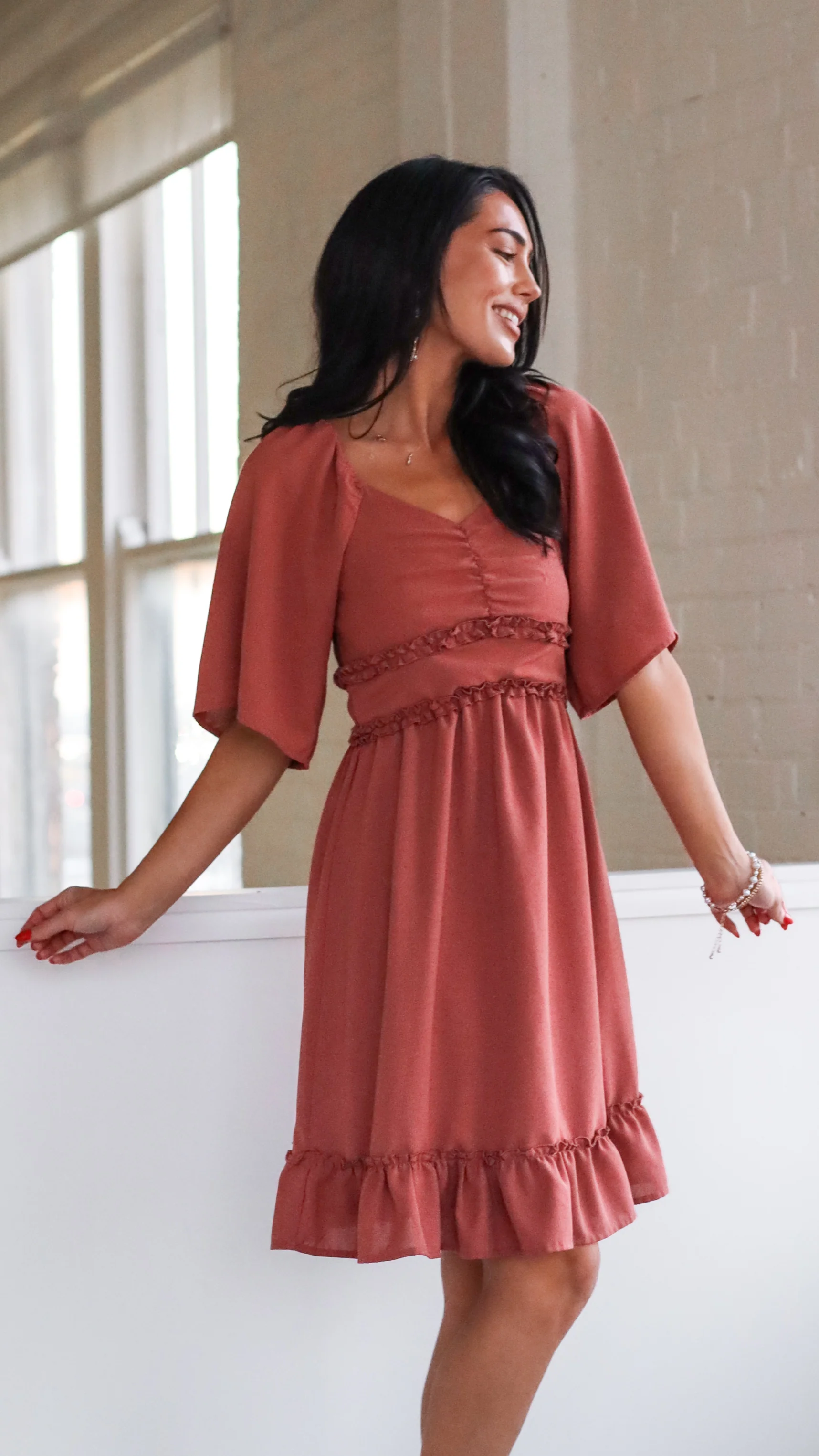 The Maya Desert Sand Dresses - XNAUWBI