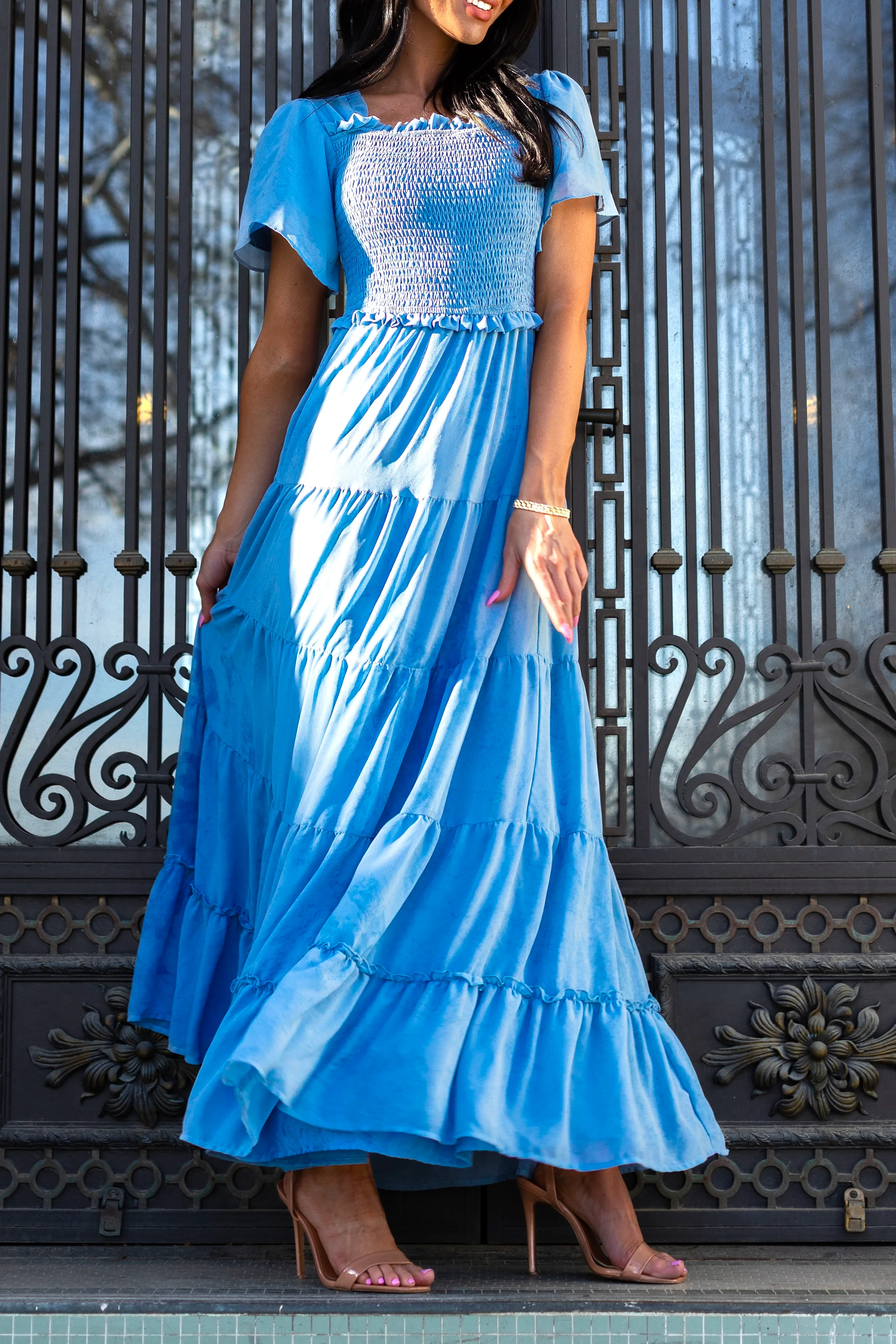 The Leigh Robin Blue Dresses - XNAUWBI