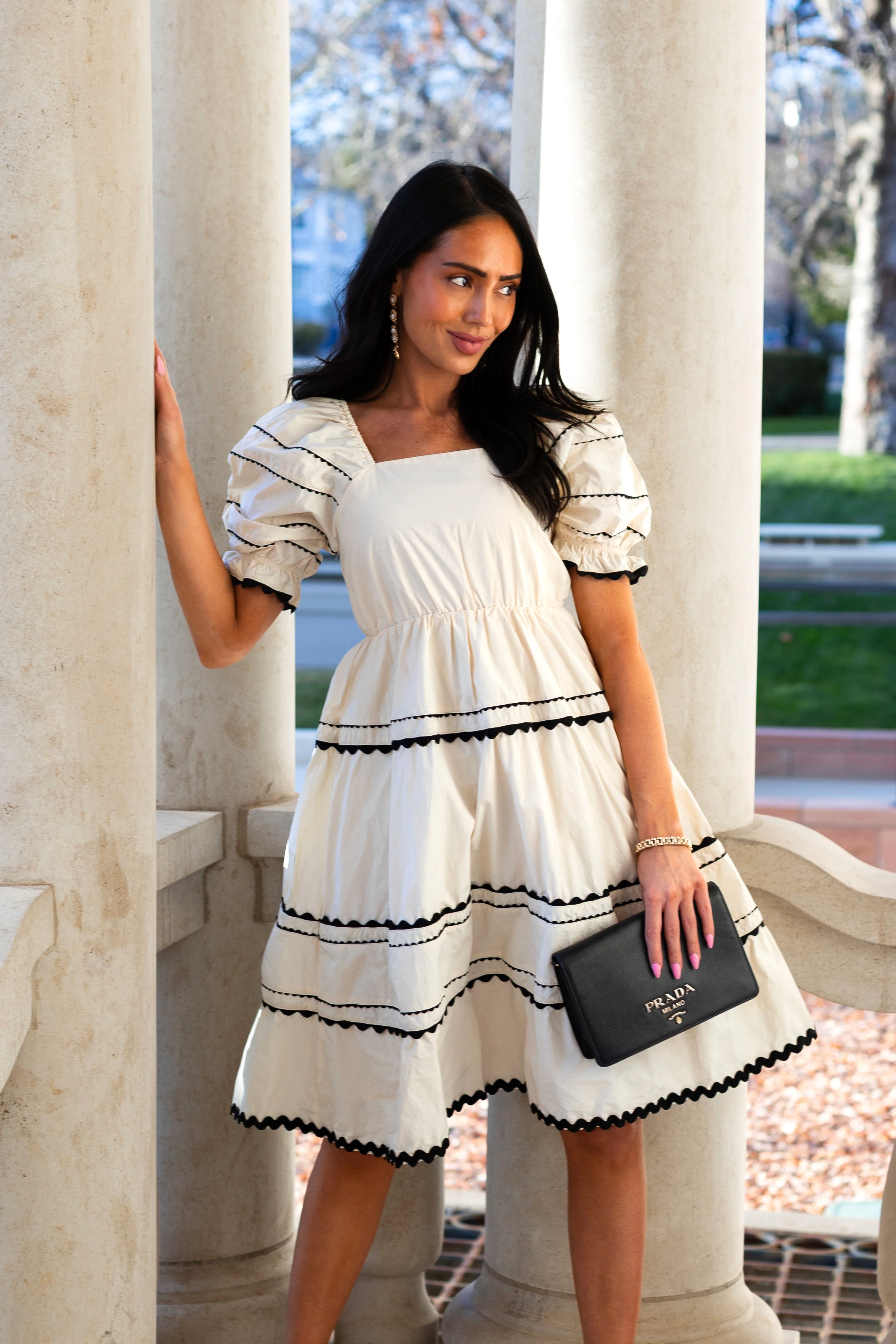 The Damson Cream Cloud Dresses - XNAUWBI