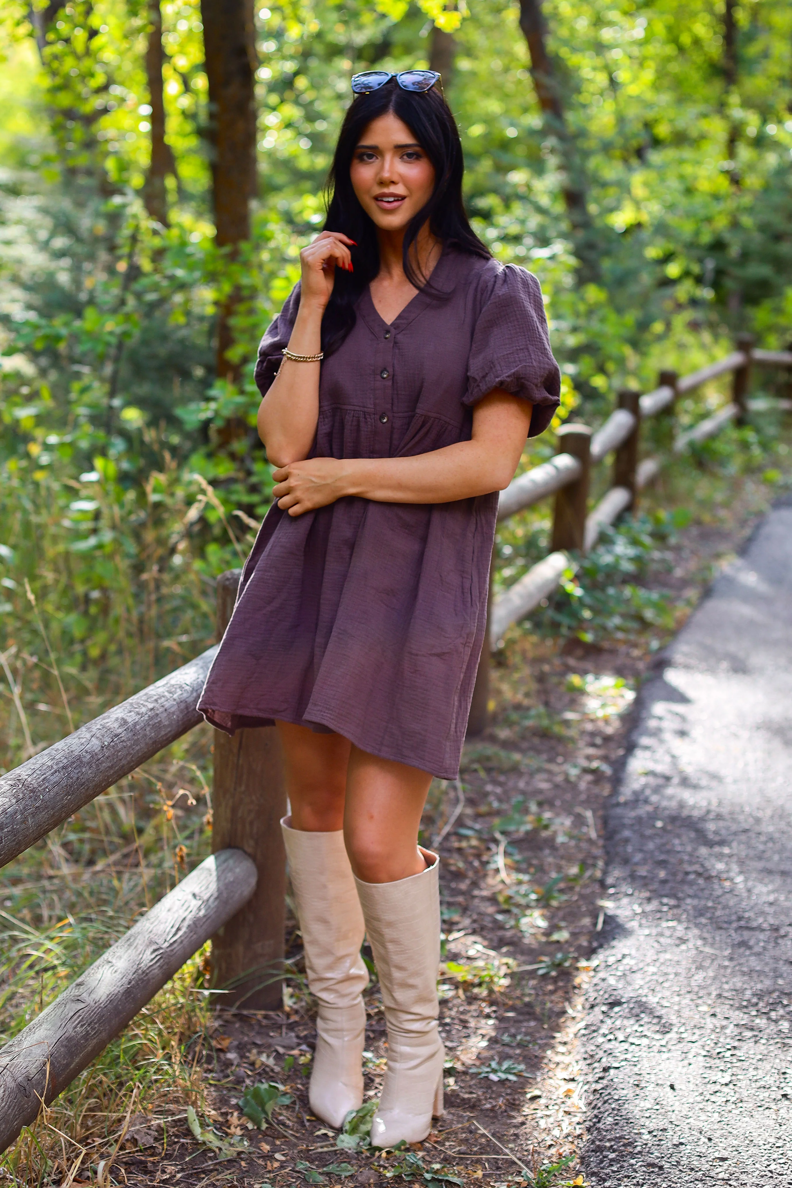 The Cheyenne Bitter Chocolate Dresses - XNAUWBI