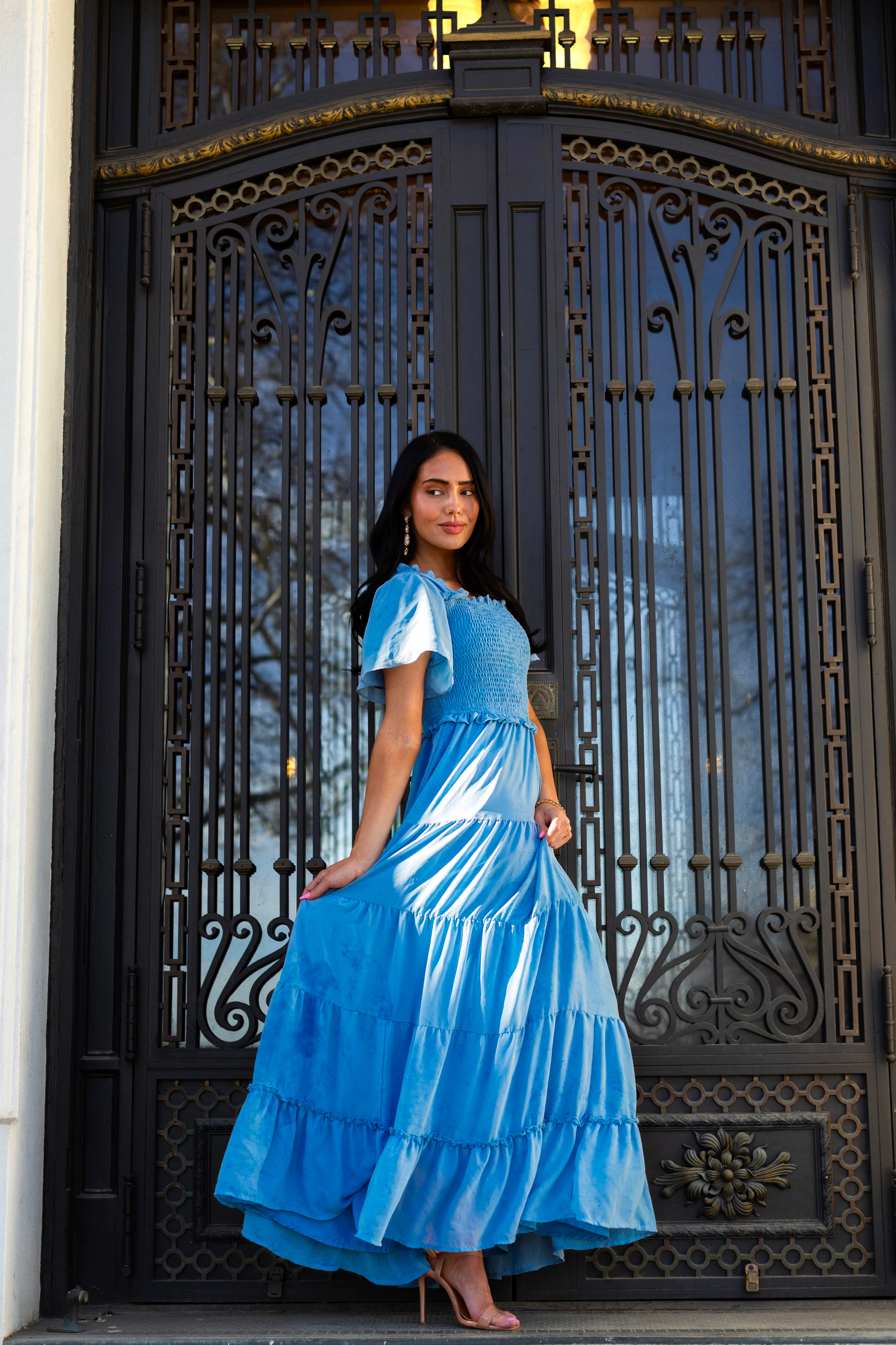 The Leigh Robin Blue Dresses - XNAUWBI