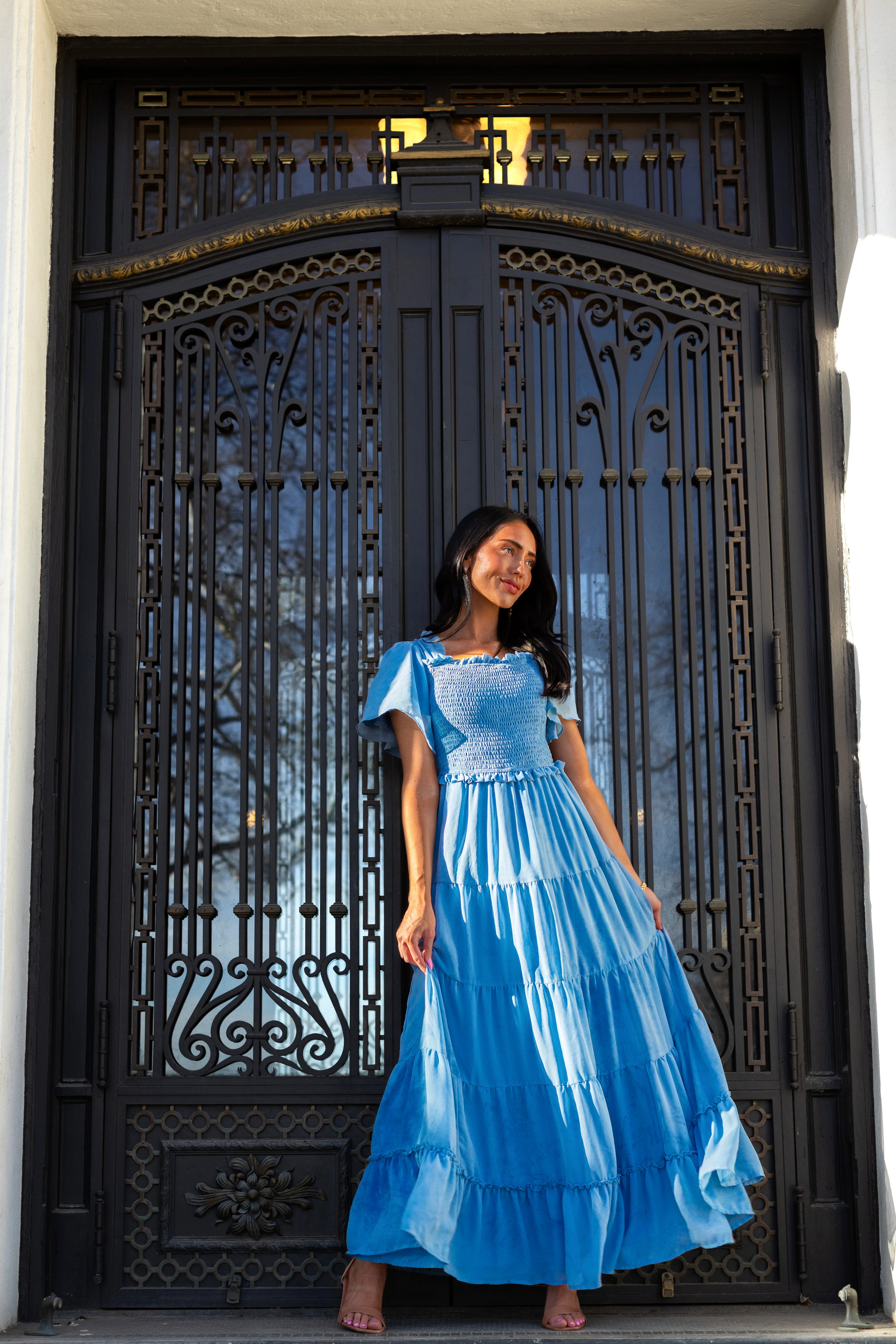 The Leigh Robin Blue Dresses - XNAUWBI