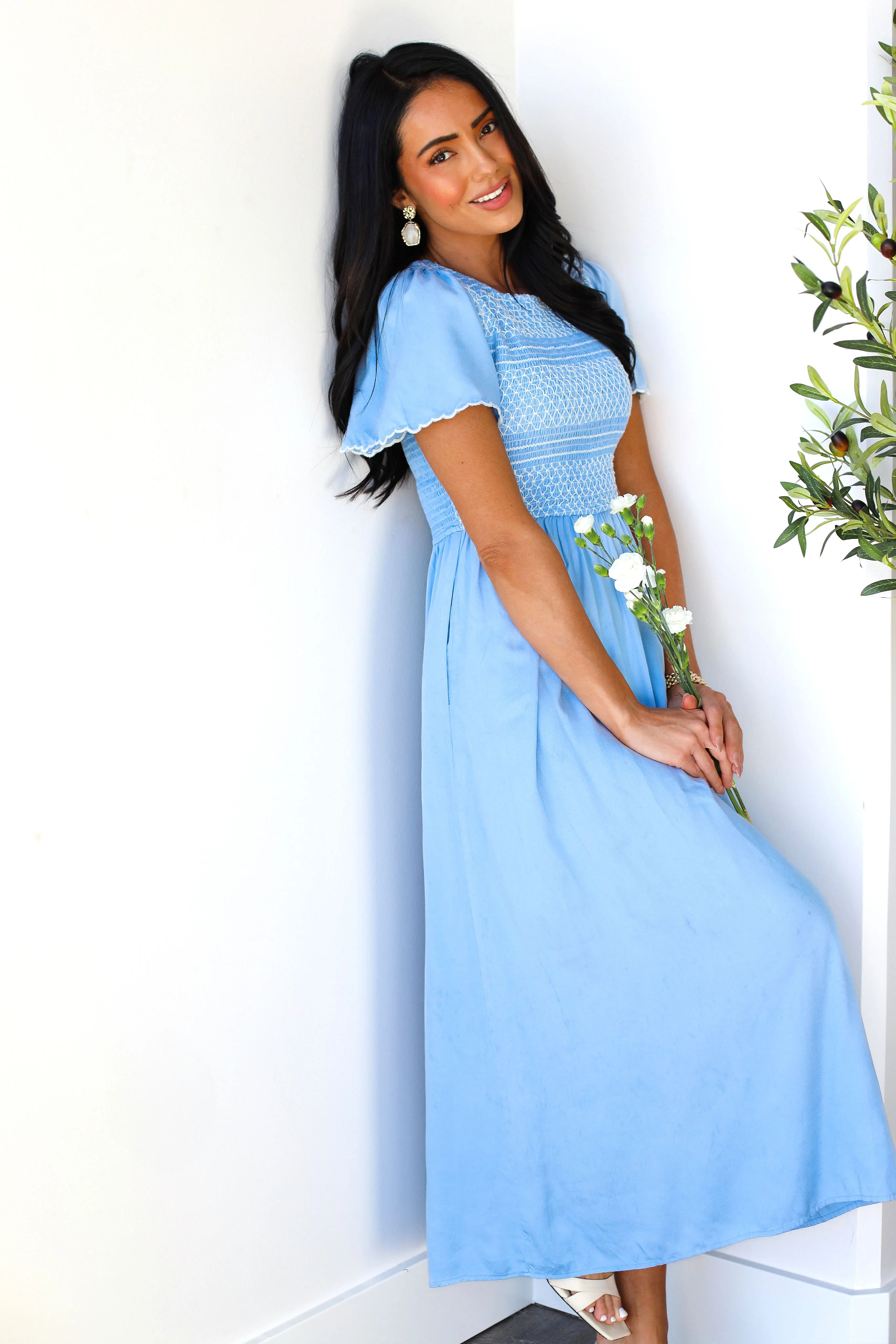 The Azima Light Blue Dresses - XNAUWBI