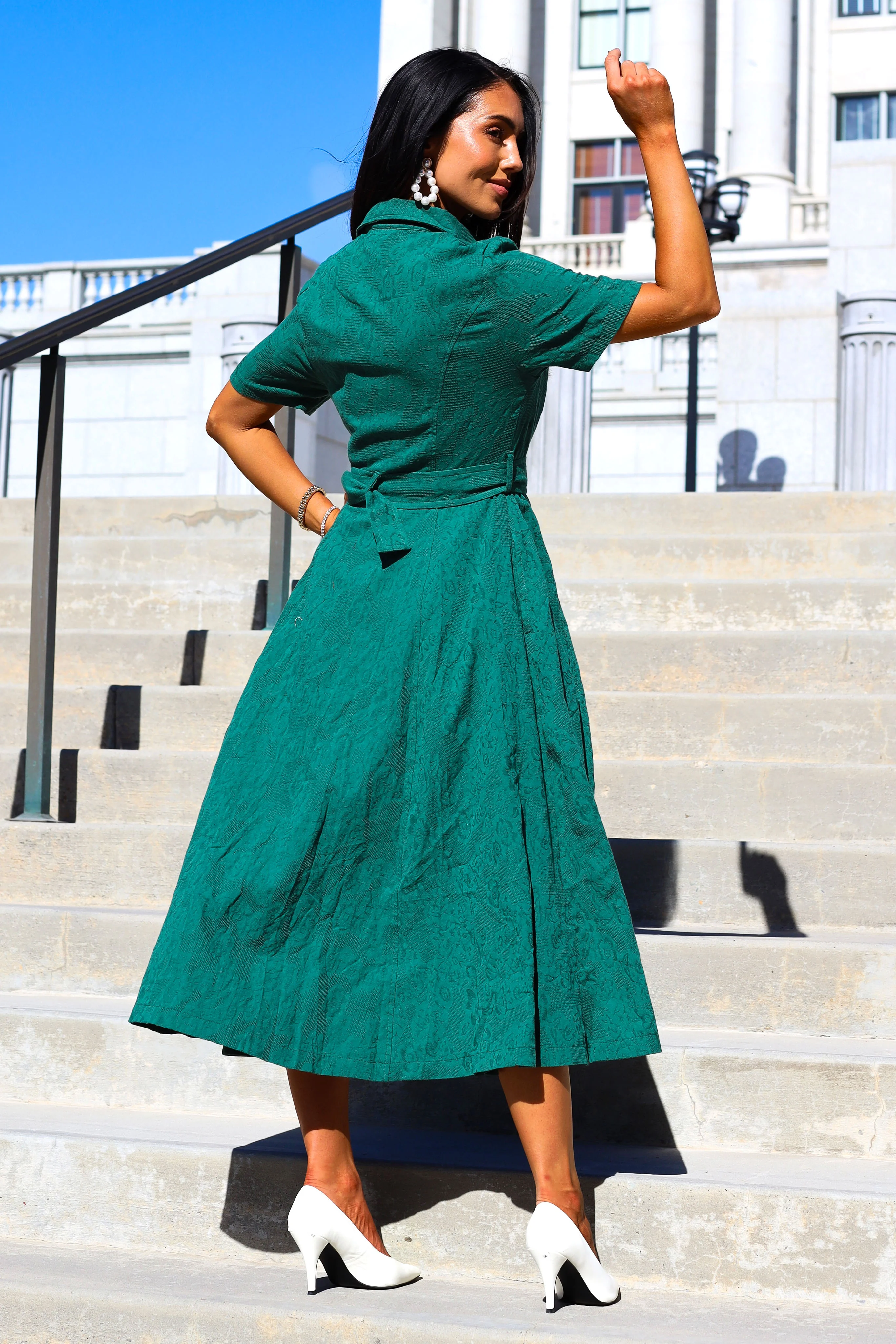 The Darla Dawn Green Dresses - XNAUWBI