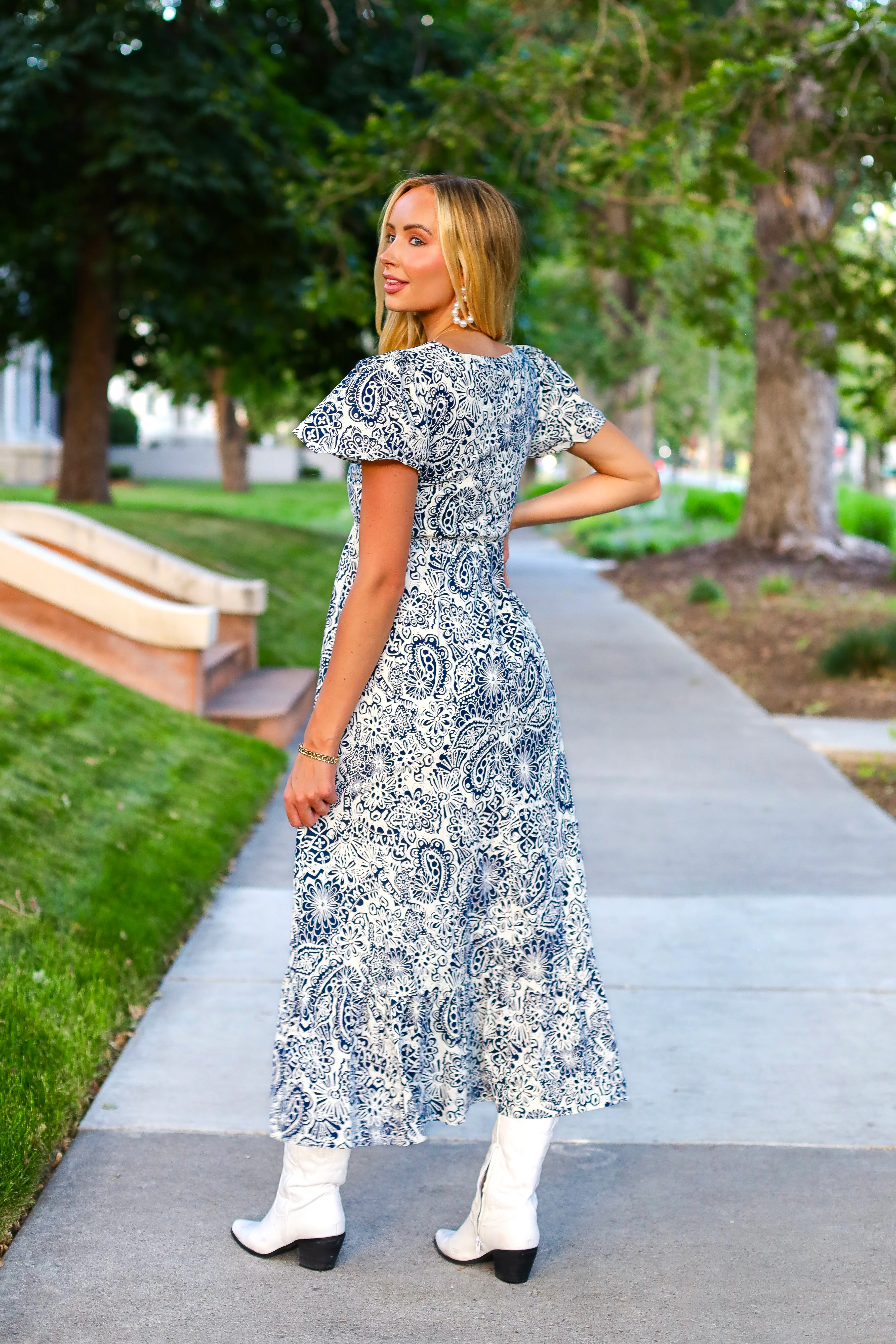 The Alanna Blue Mirage Dresses - XNAUWBI