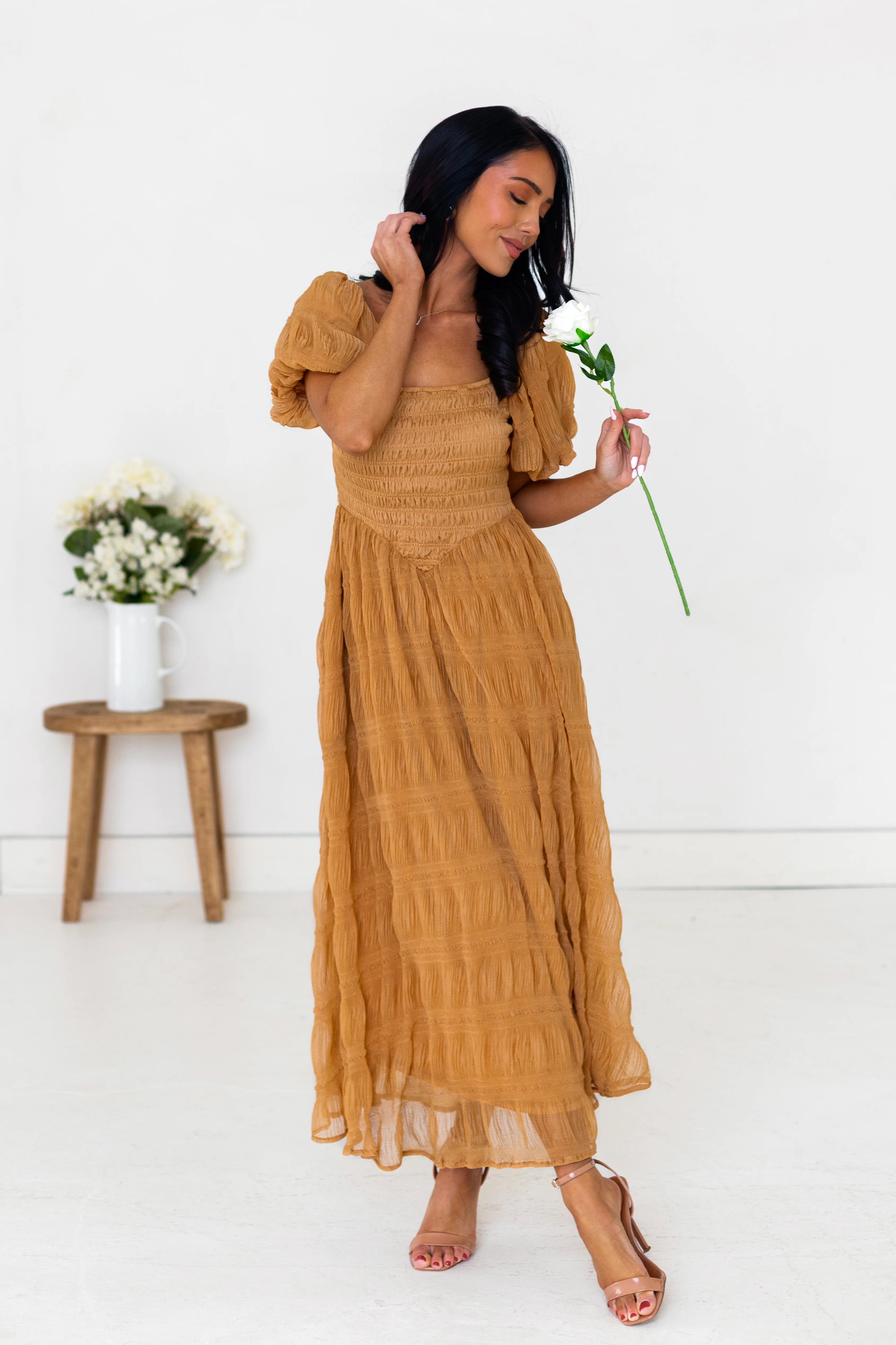 The Baylen Ginger Dresses - XNAUWBI