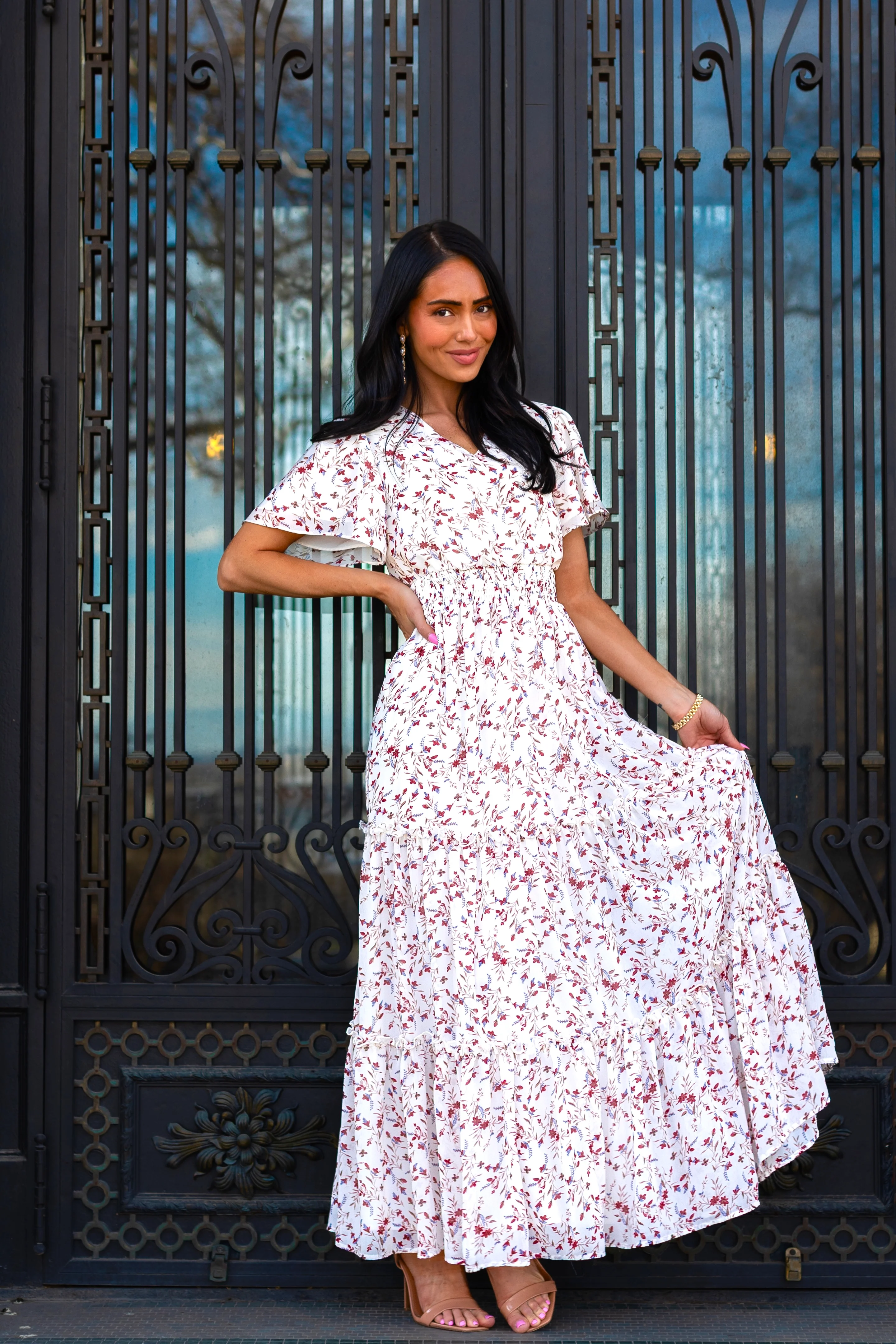 The Eden Vintage Rosewood Dresses - XNAUWBI