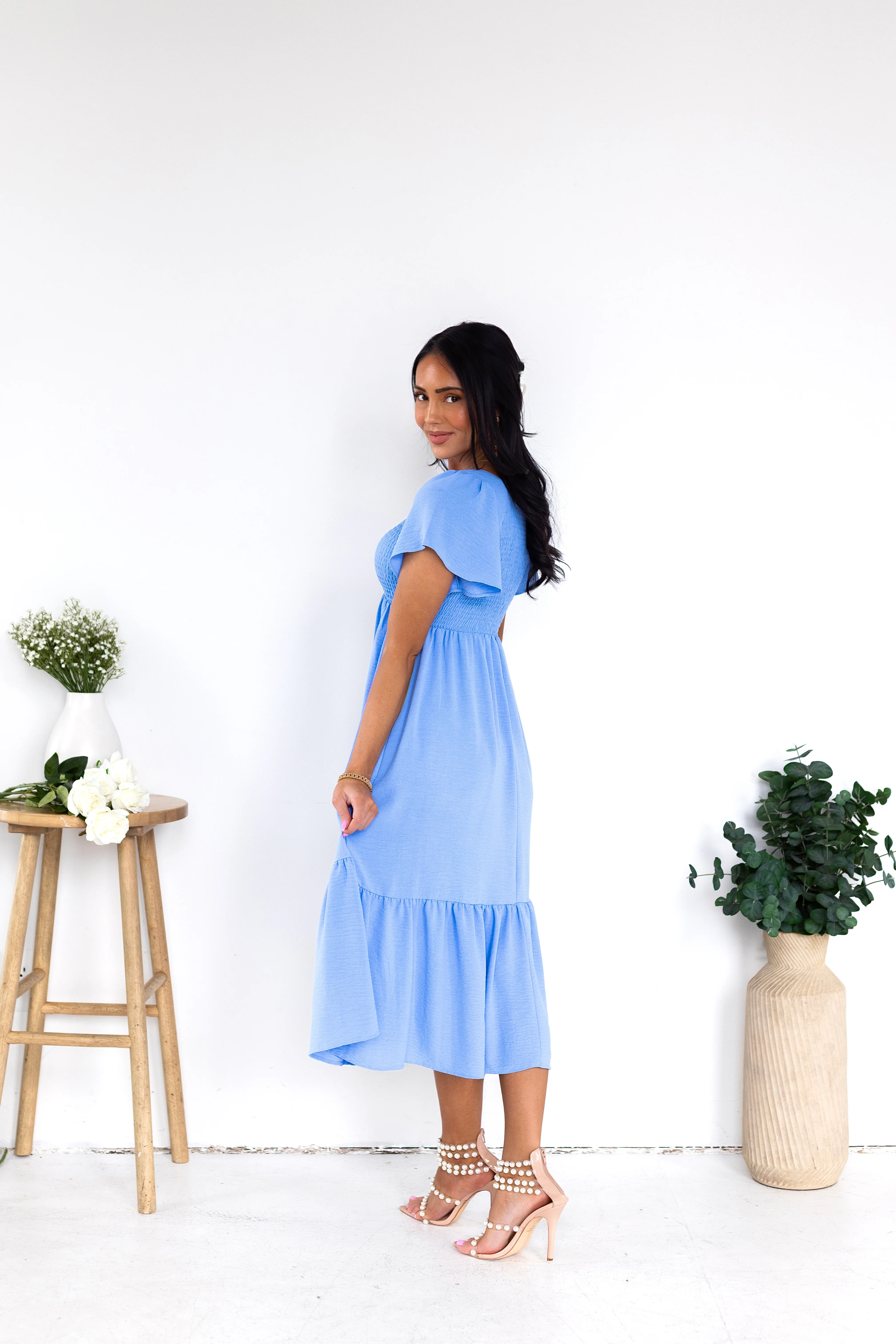 The Kendall Coastline Blue Dresses - XNAUWBI