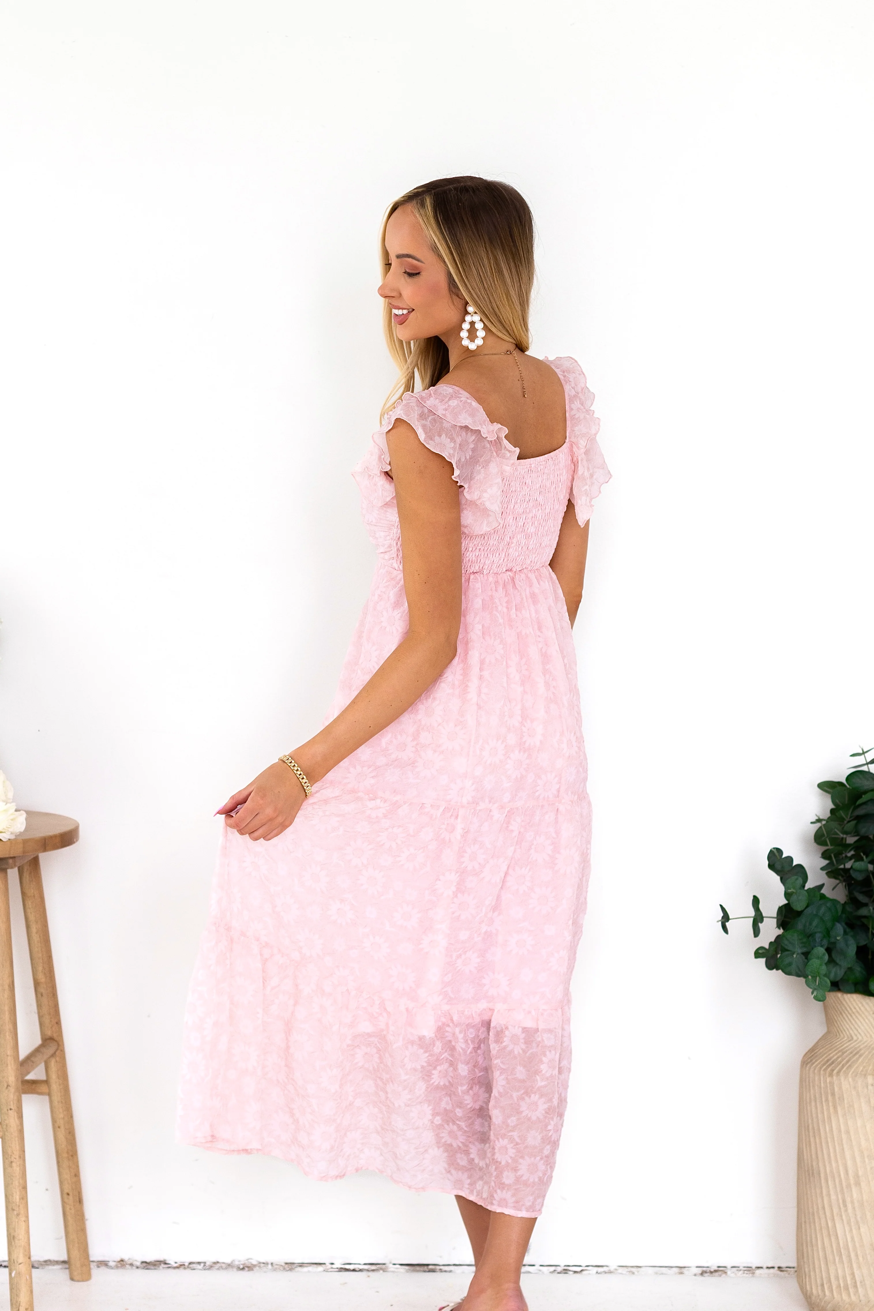 The Carrie Delicate Pink Dresses - XNAUWBI