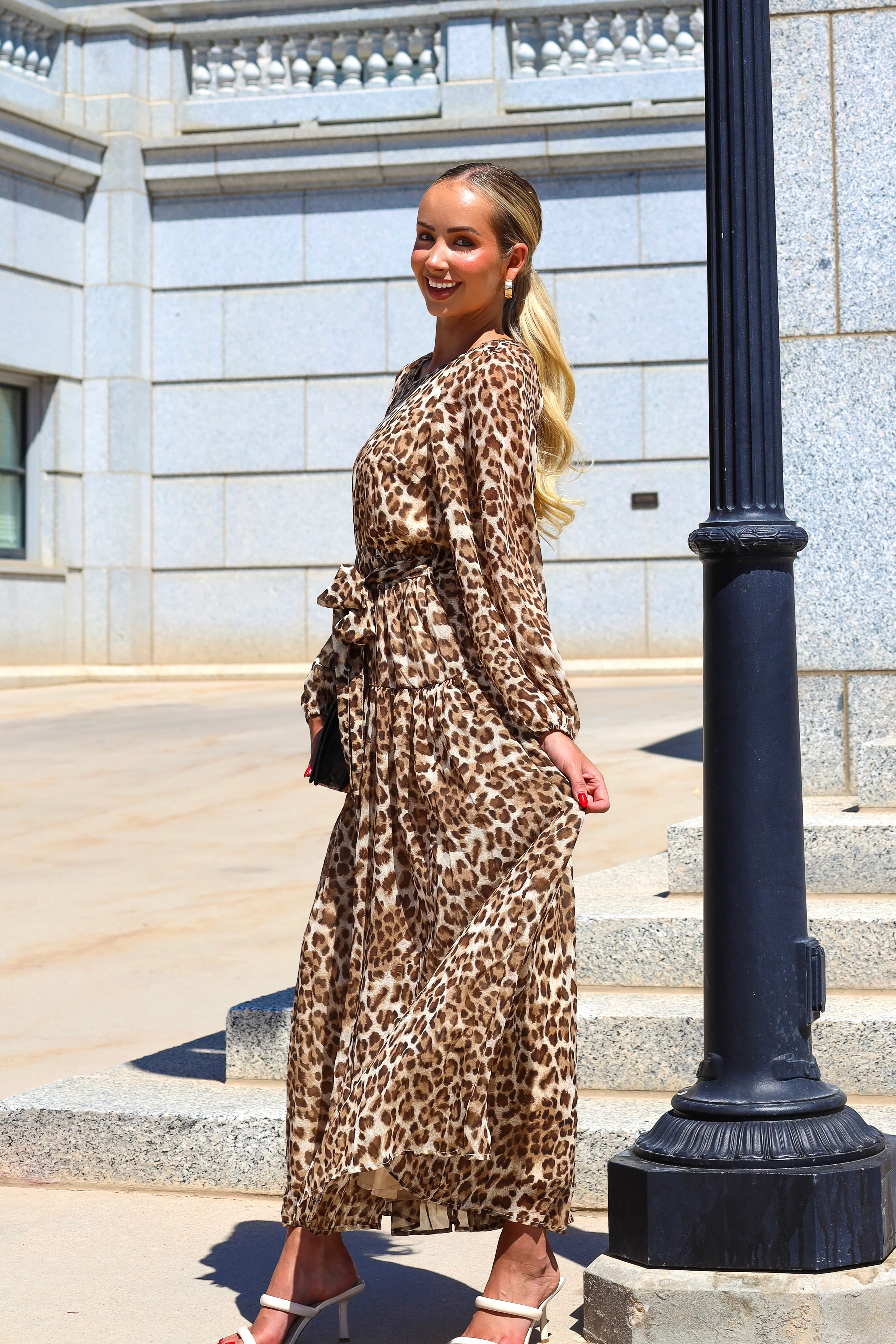 The Mylena Leopard Print Dresses - XNAUWBI