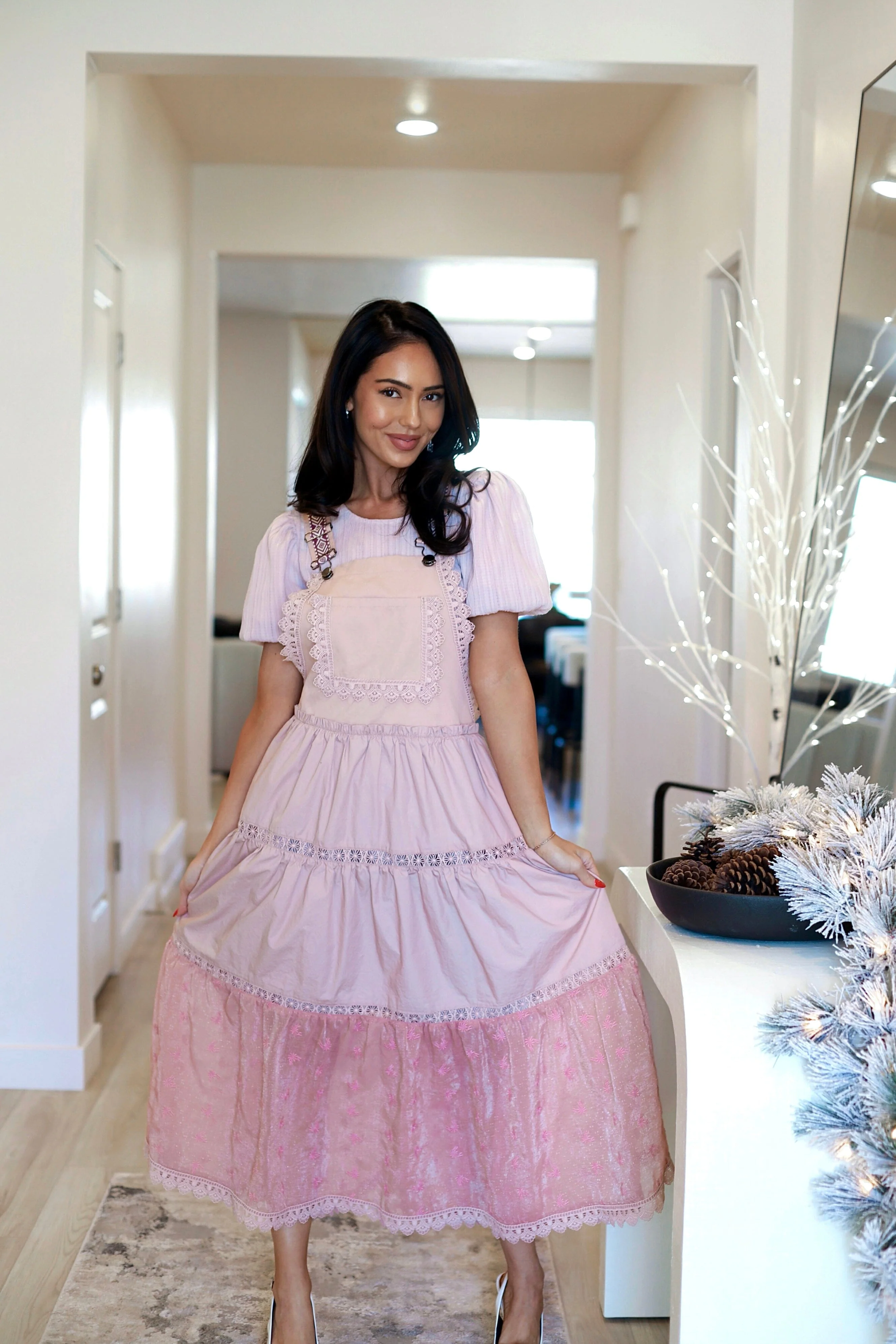 The Emerie Dusty Pink Dresses - XNAUWBI