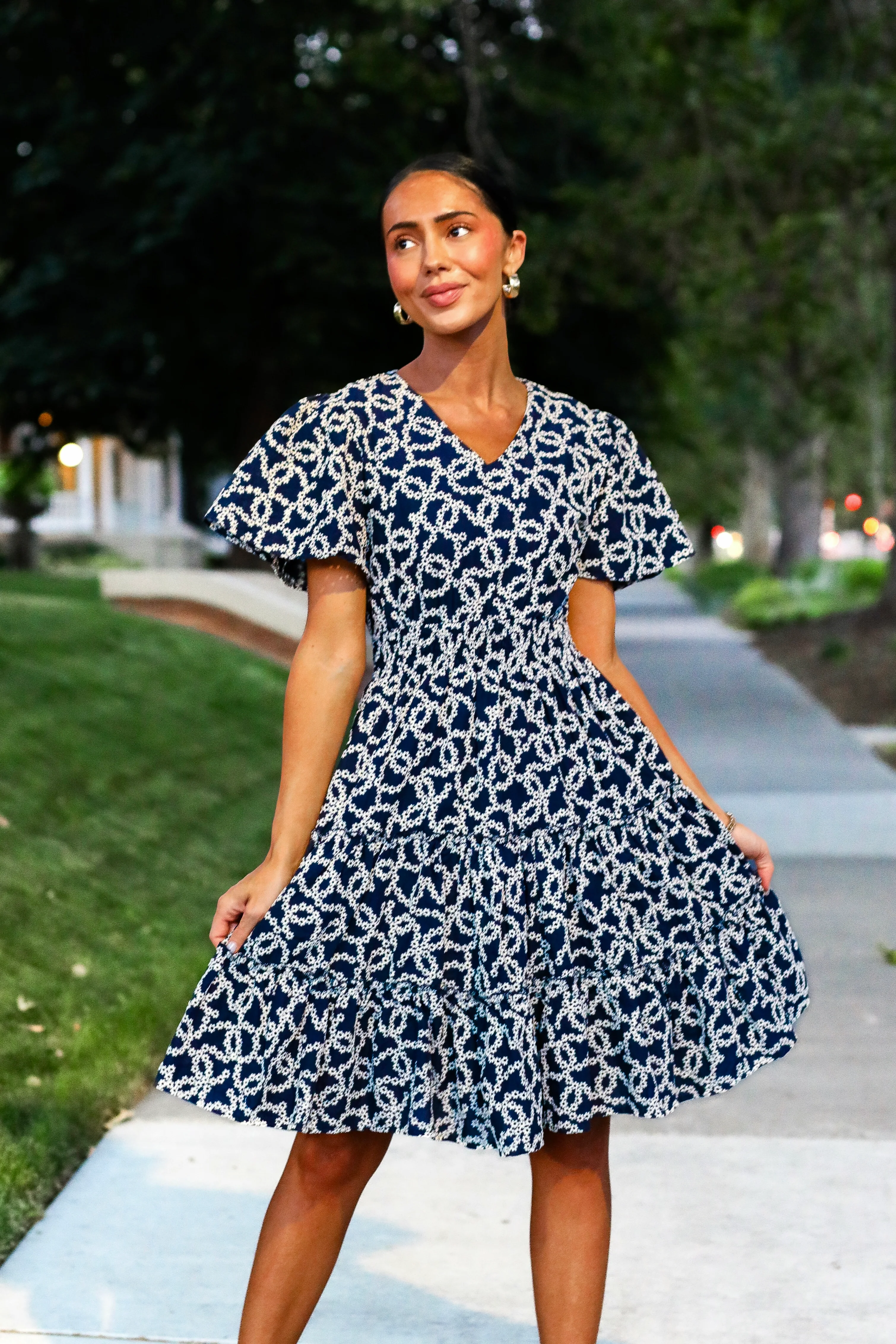 The Jemma Midnight Lotus Dresses - XNAUWBI