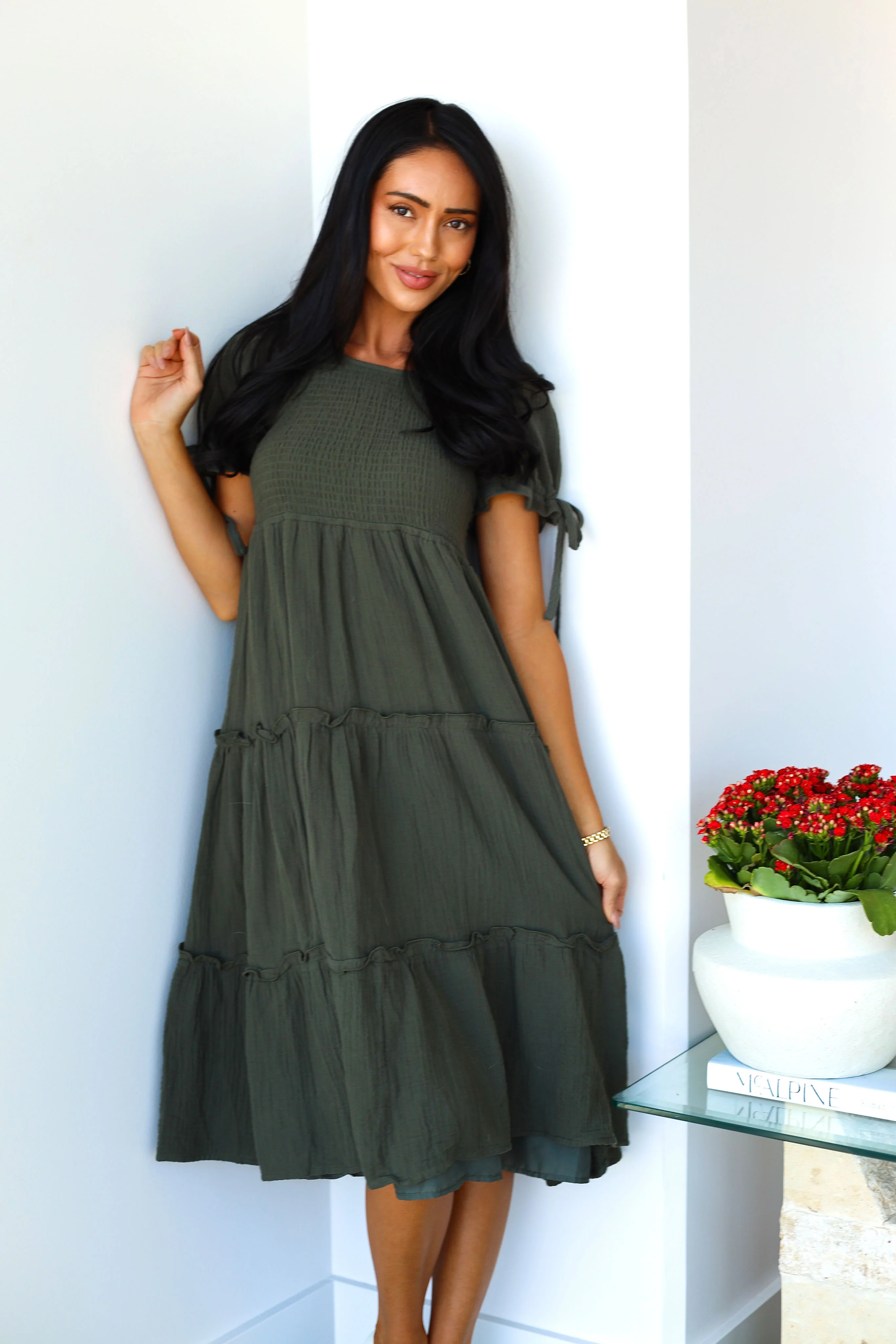 The Merritt Luminous Grey Dresses - XNAUWBI