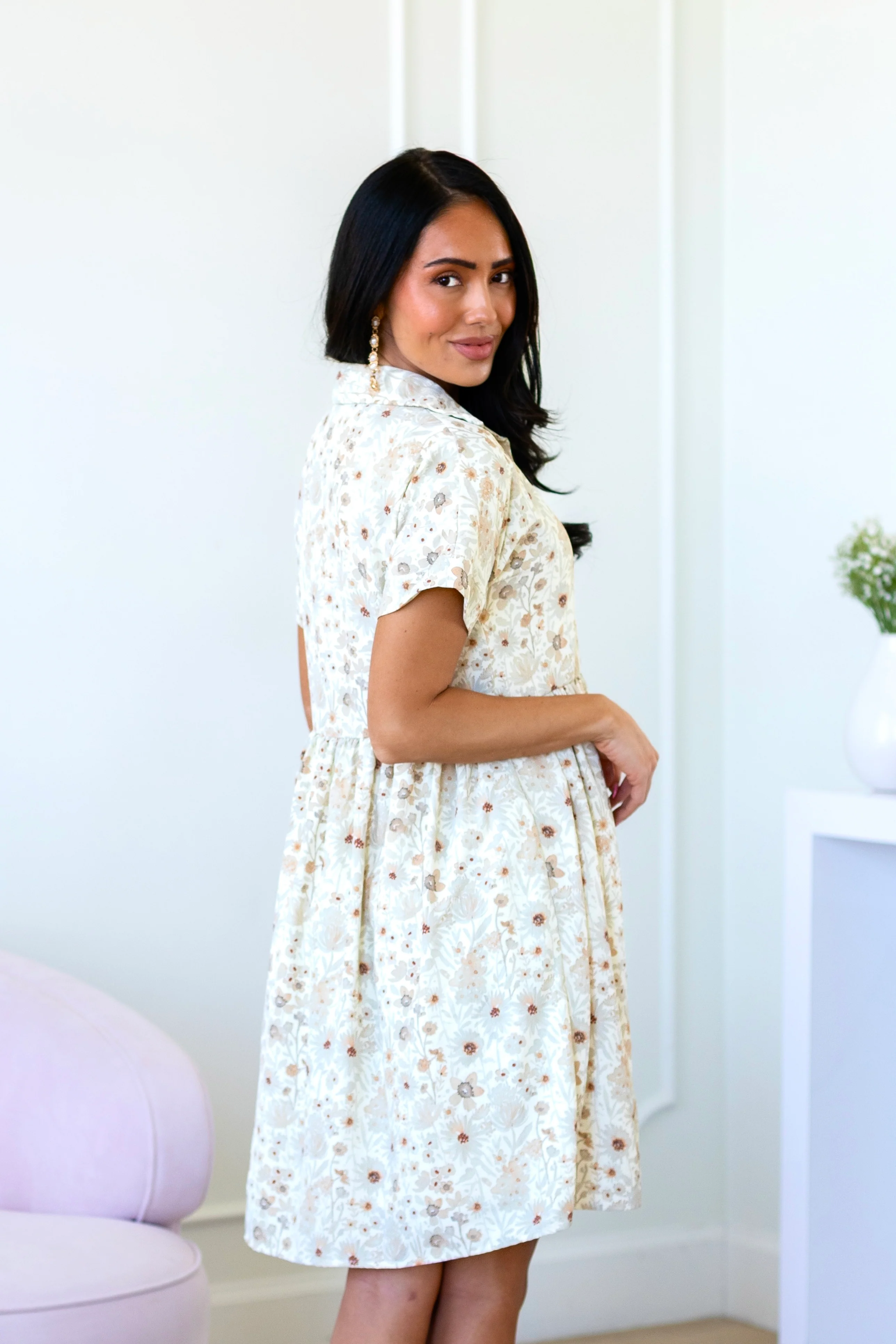 The Heidi Bisque Bloom Dresses - XNAUWBI