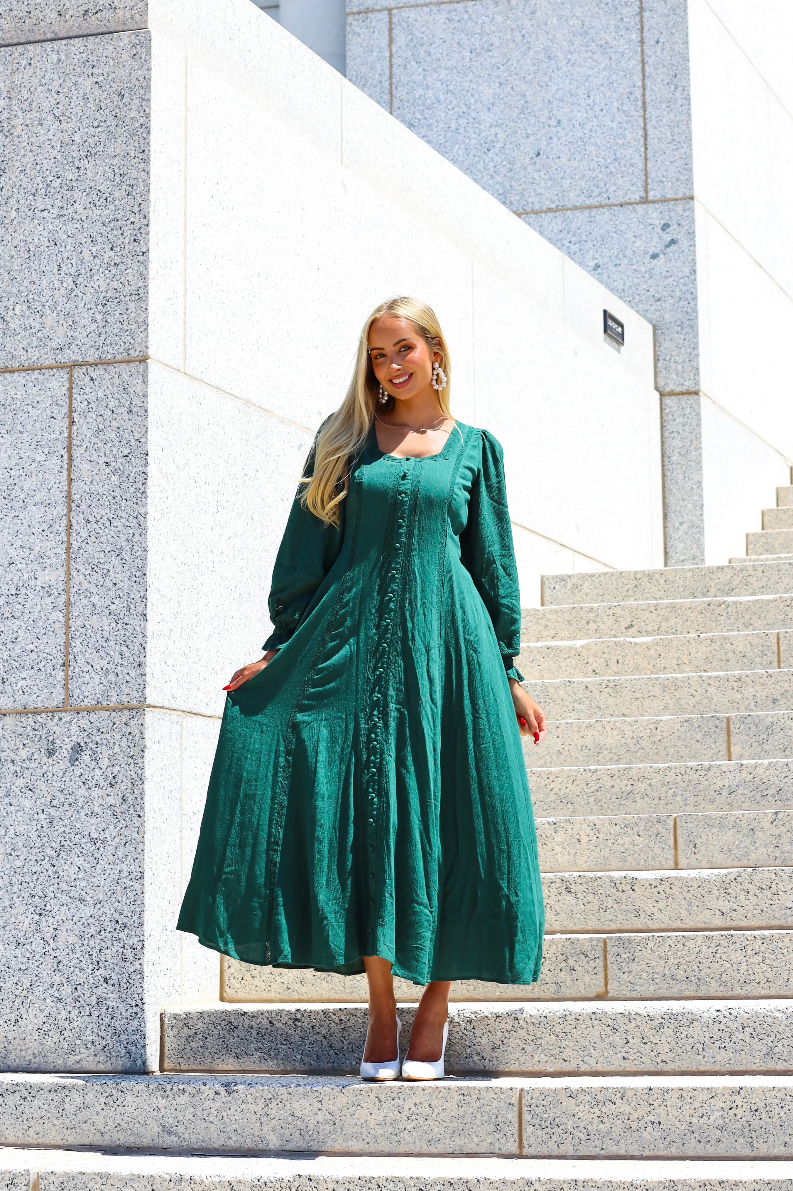 The Brett Emerald Dresses - XNAUWBI