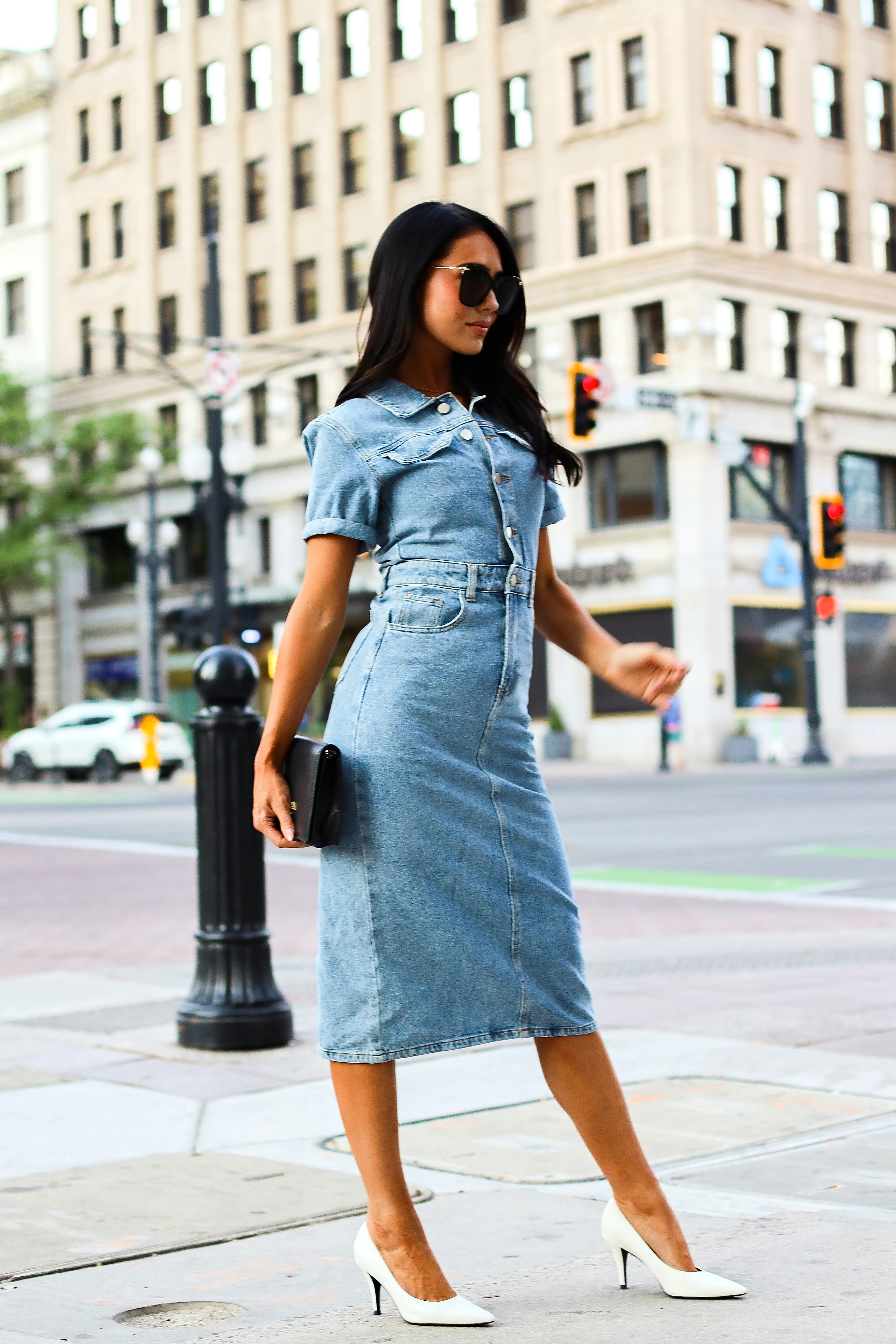 The Desirae Vintage Denim Dresses - XNAUWBI