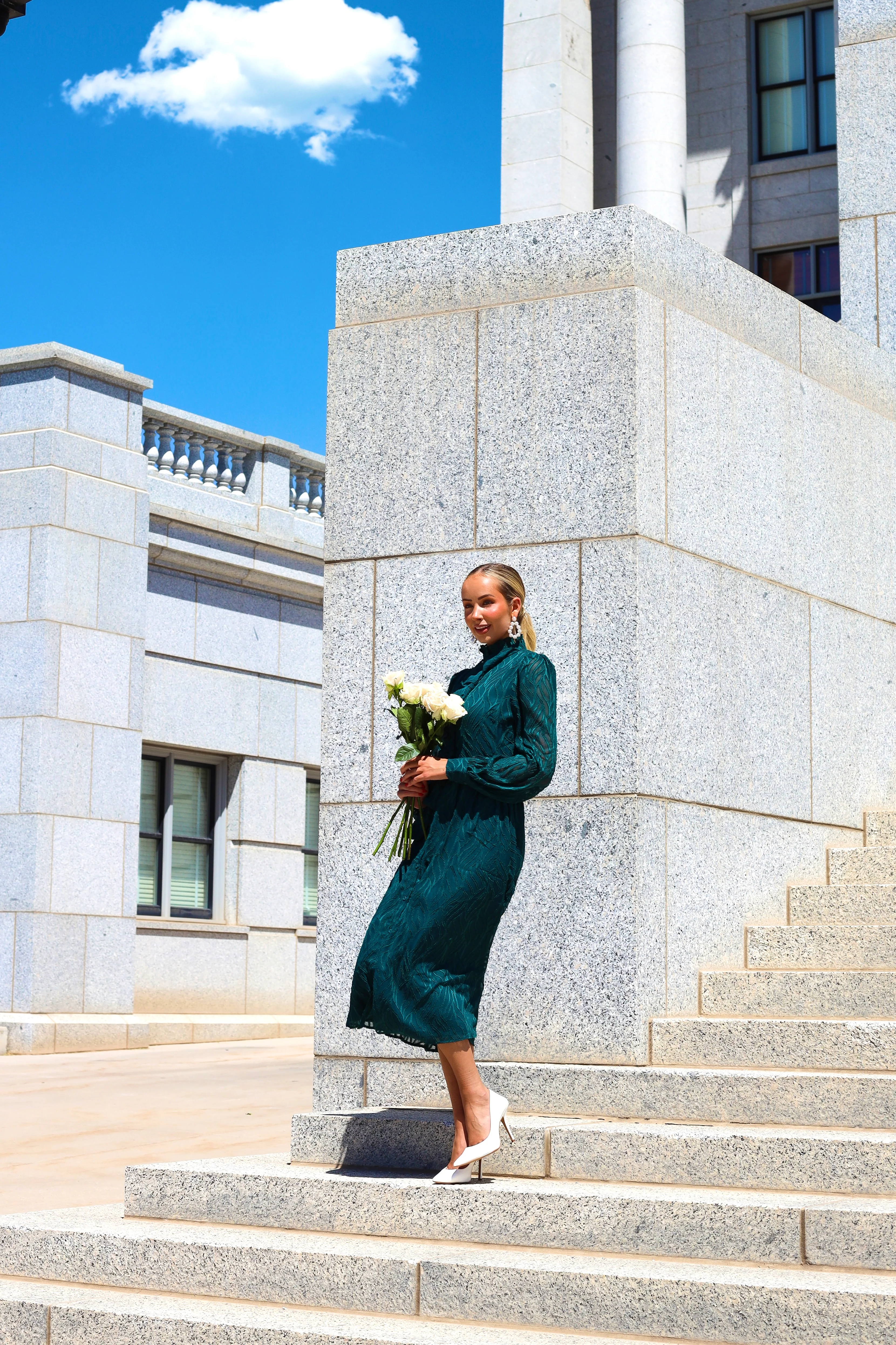 The Sandee Emerald Dresses - XNAUWBI