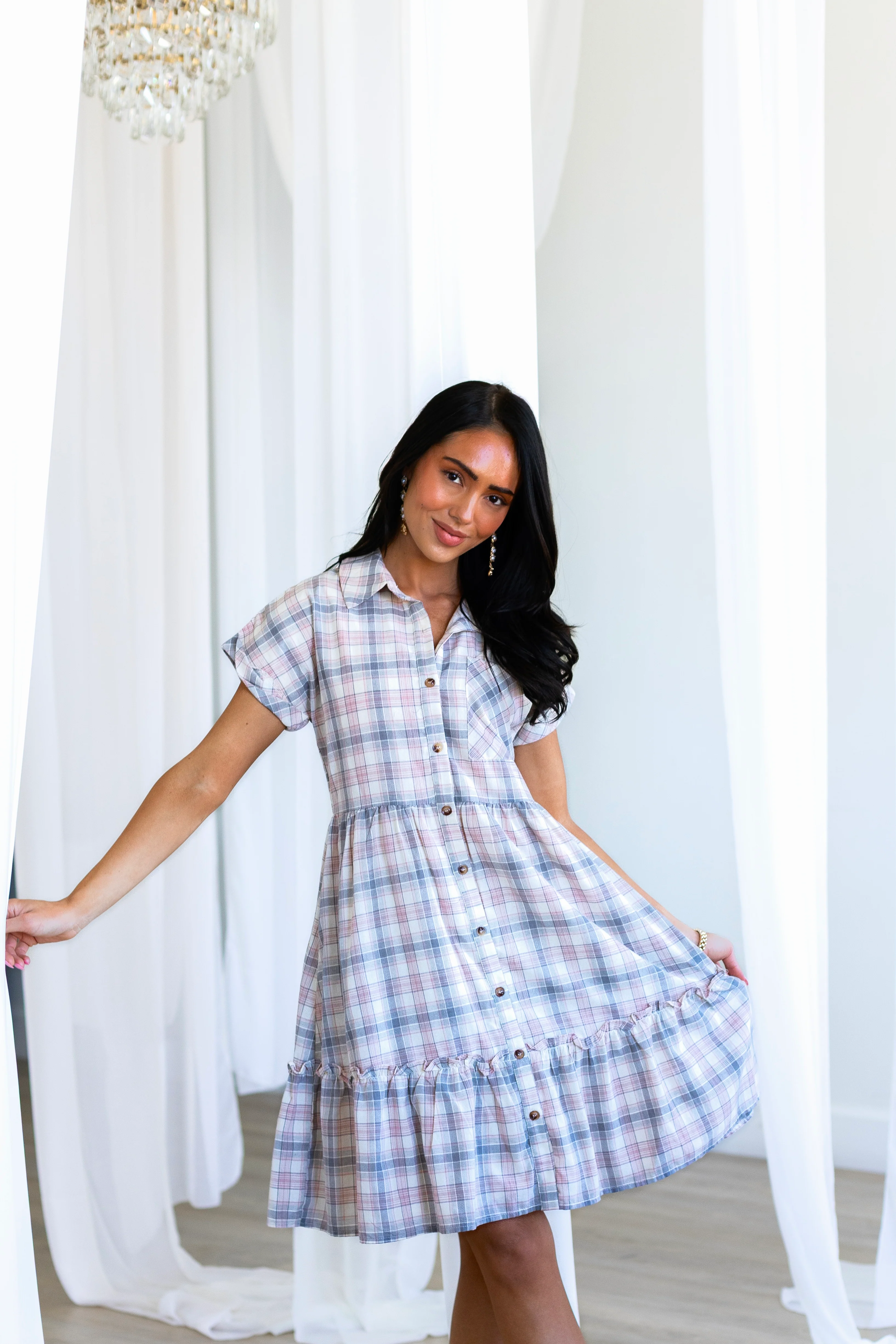 The Kendrick Plaid Parade Dresses - XNAUWBI
