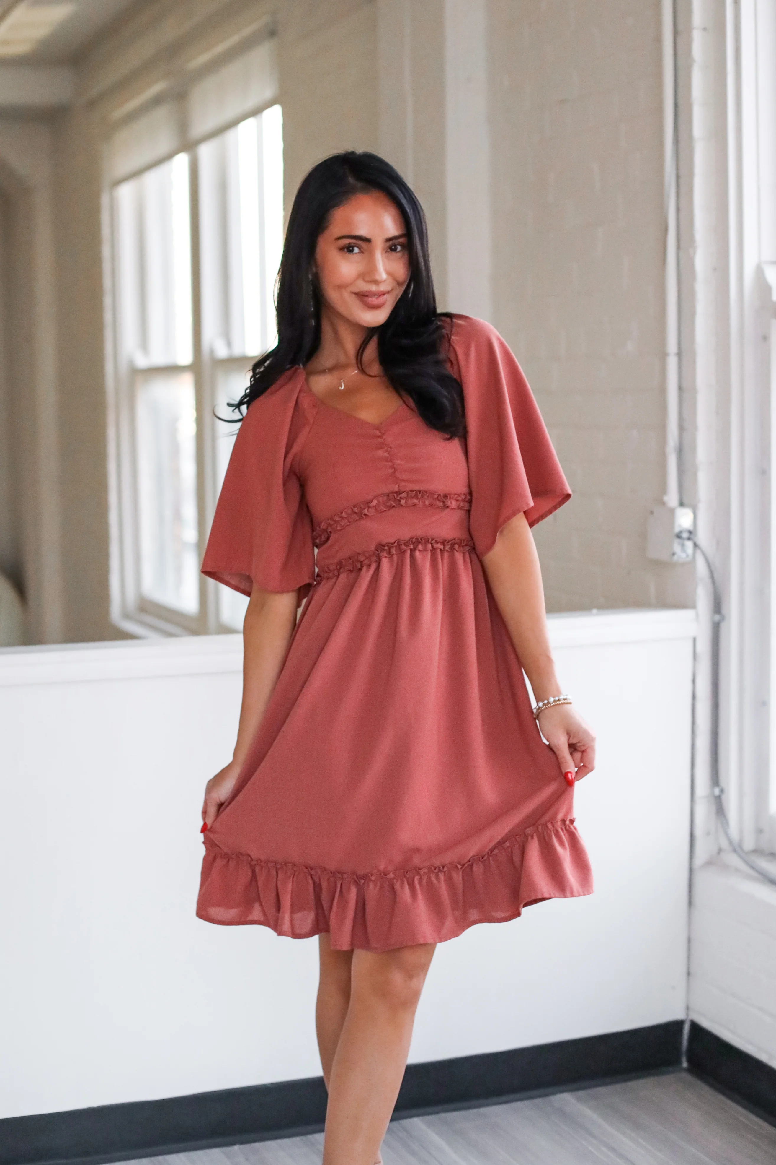 The Maya Desert Sand Dresses - XNAUWBI