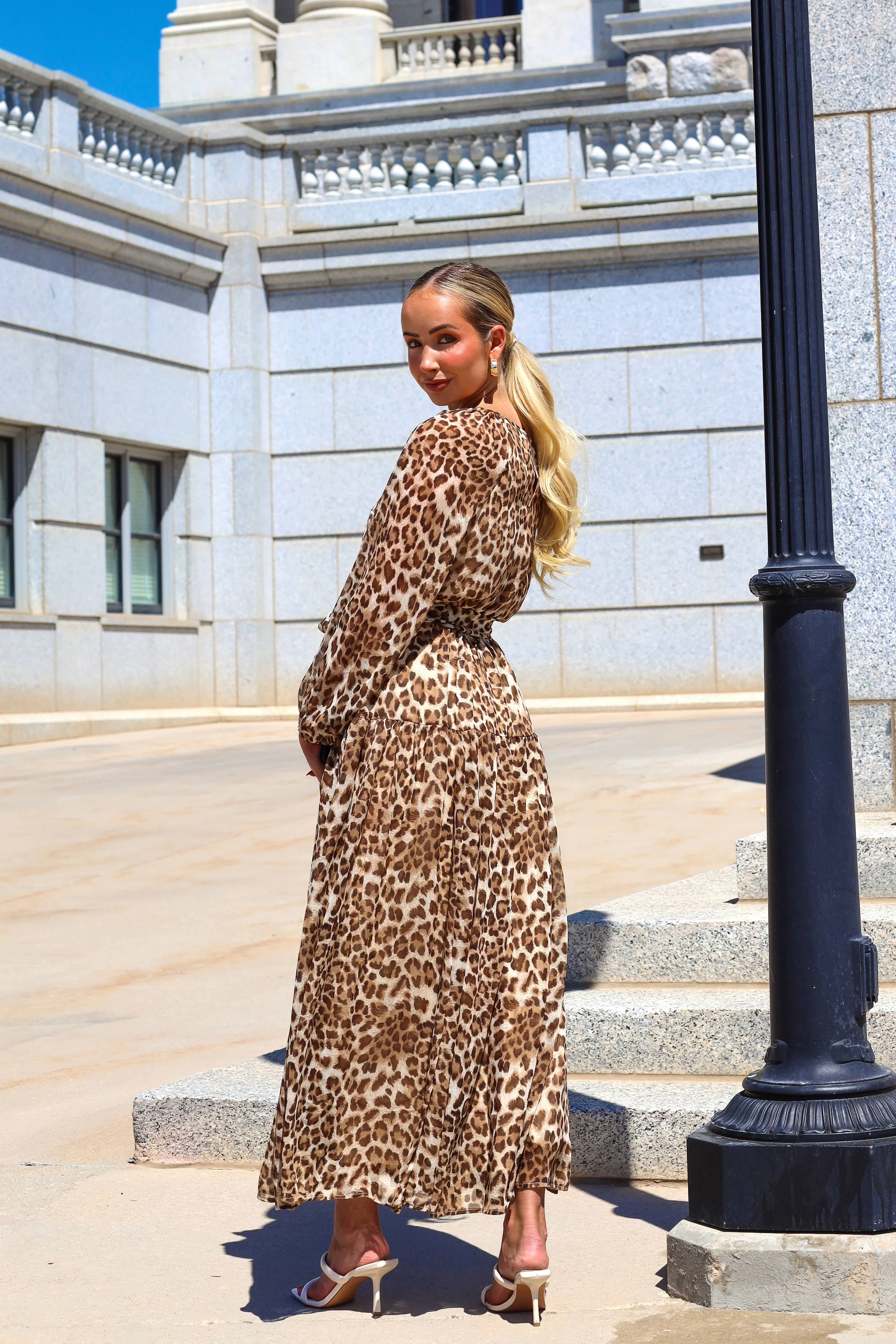 The Mylena Leopard Print Dresses - XNAUWBI
