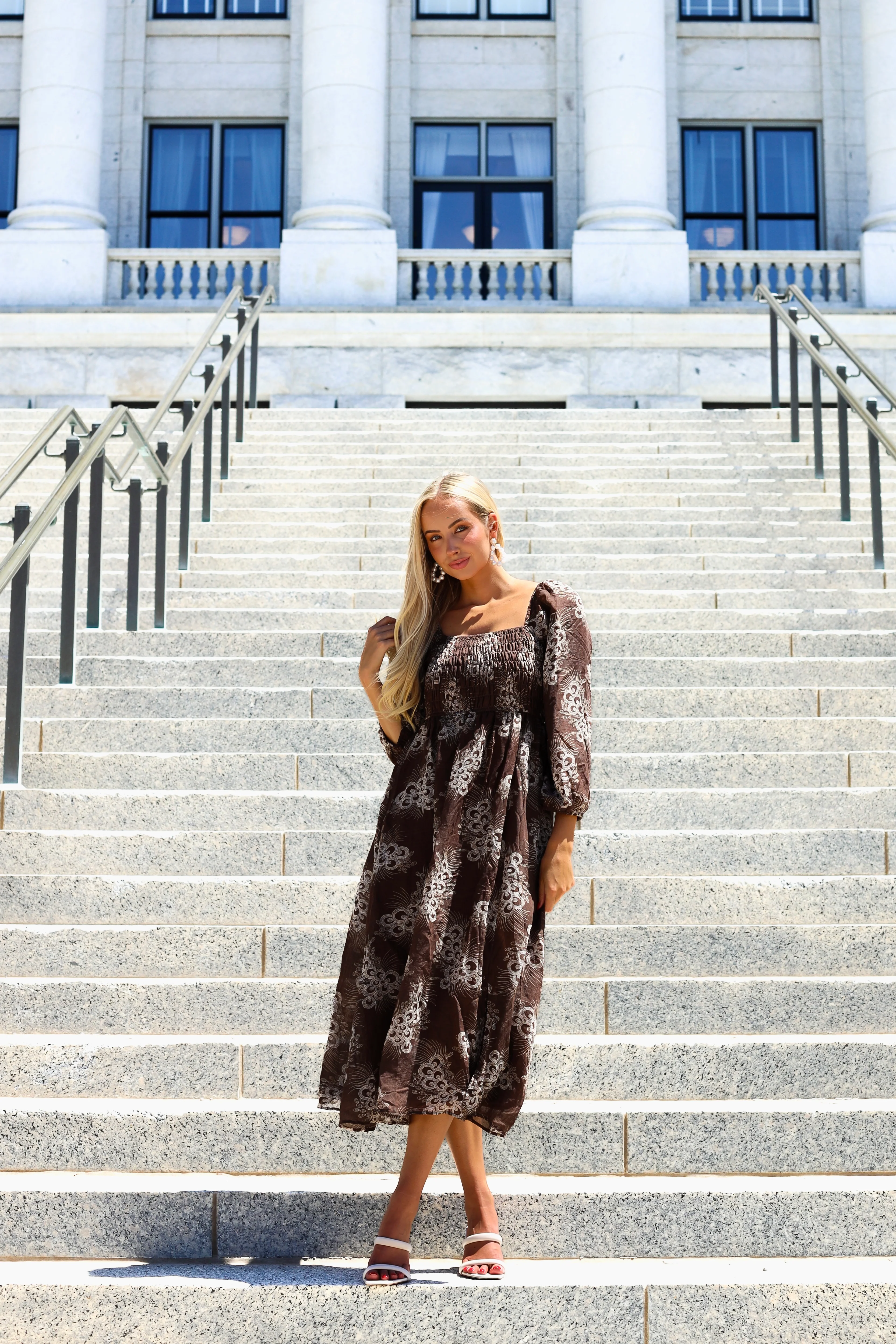 The Cambrey Copper Cascade Dresses - XNAUWBI