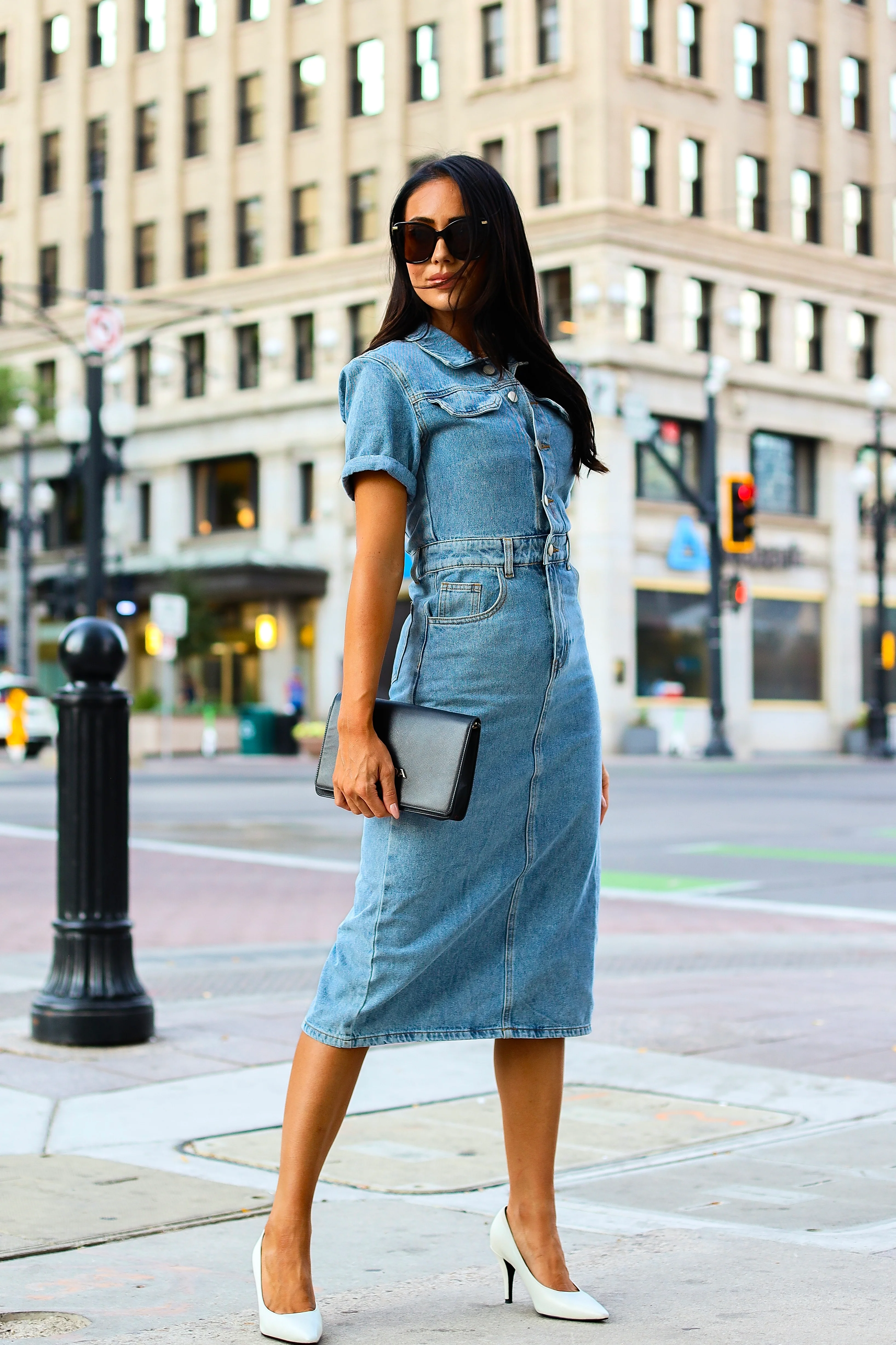The Desirae Vintage Denim Dresses - XNAUWBI