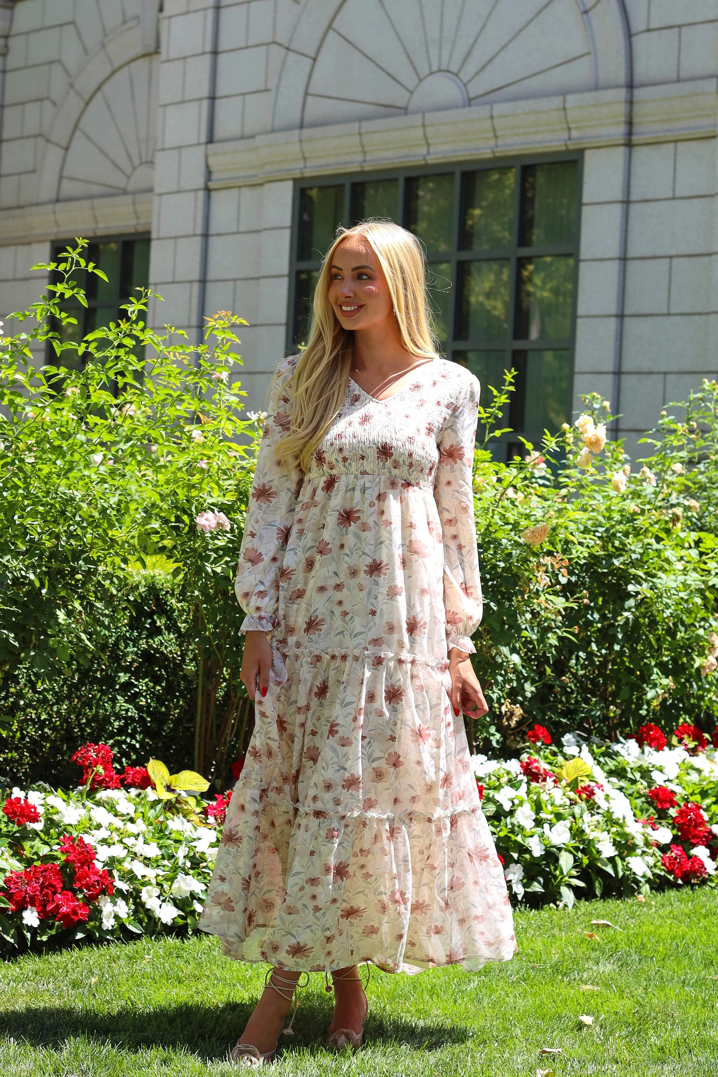 The September Burnished Bloom Dresses - XNAUWBI