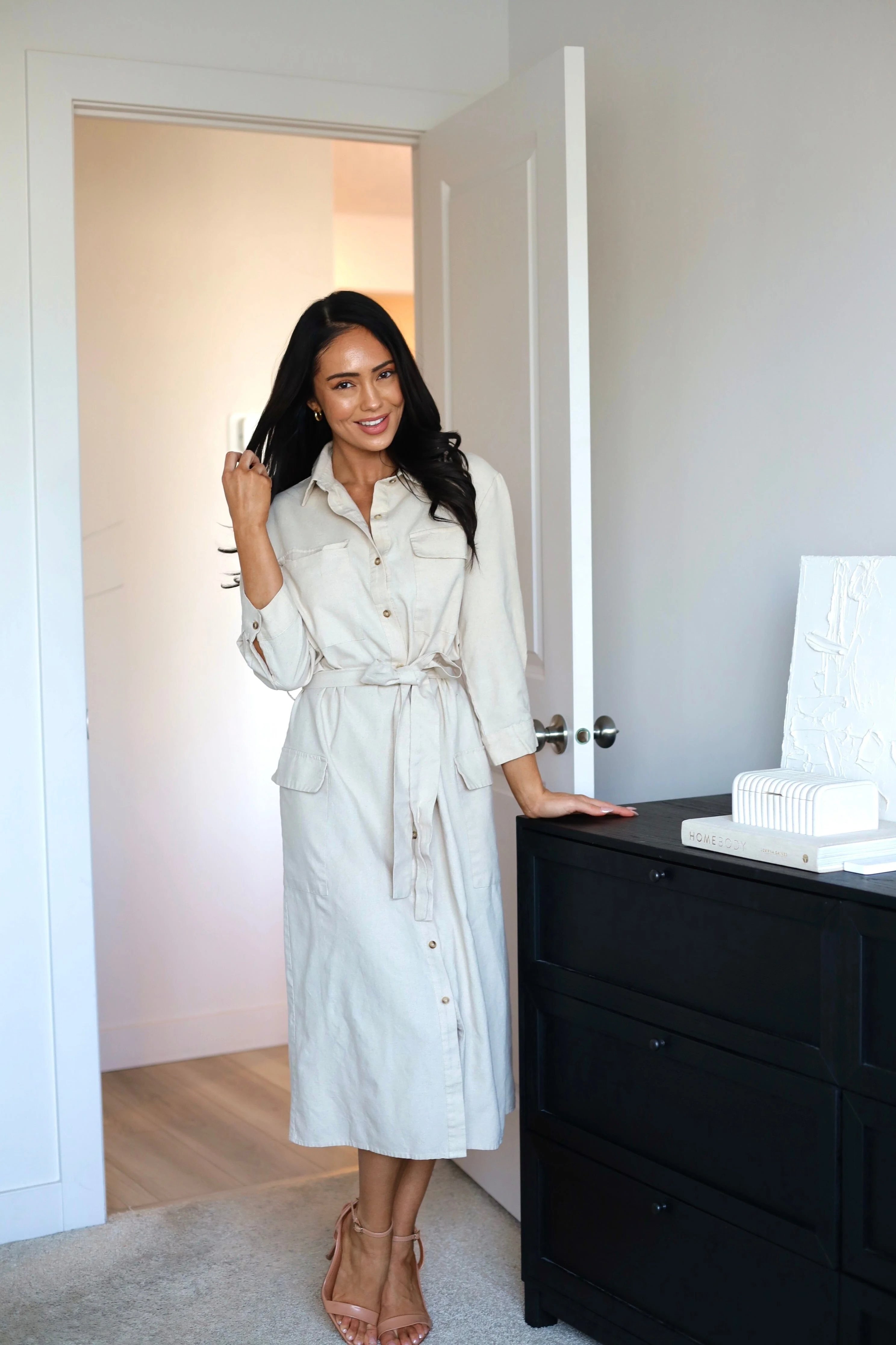 The Gil Oatmeal Dresses - XNAUWBI