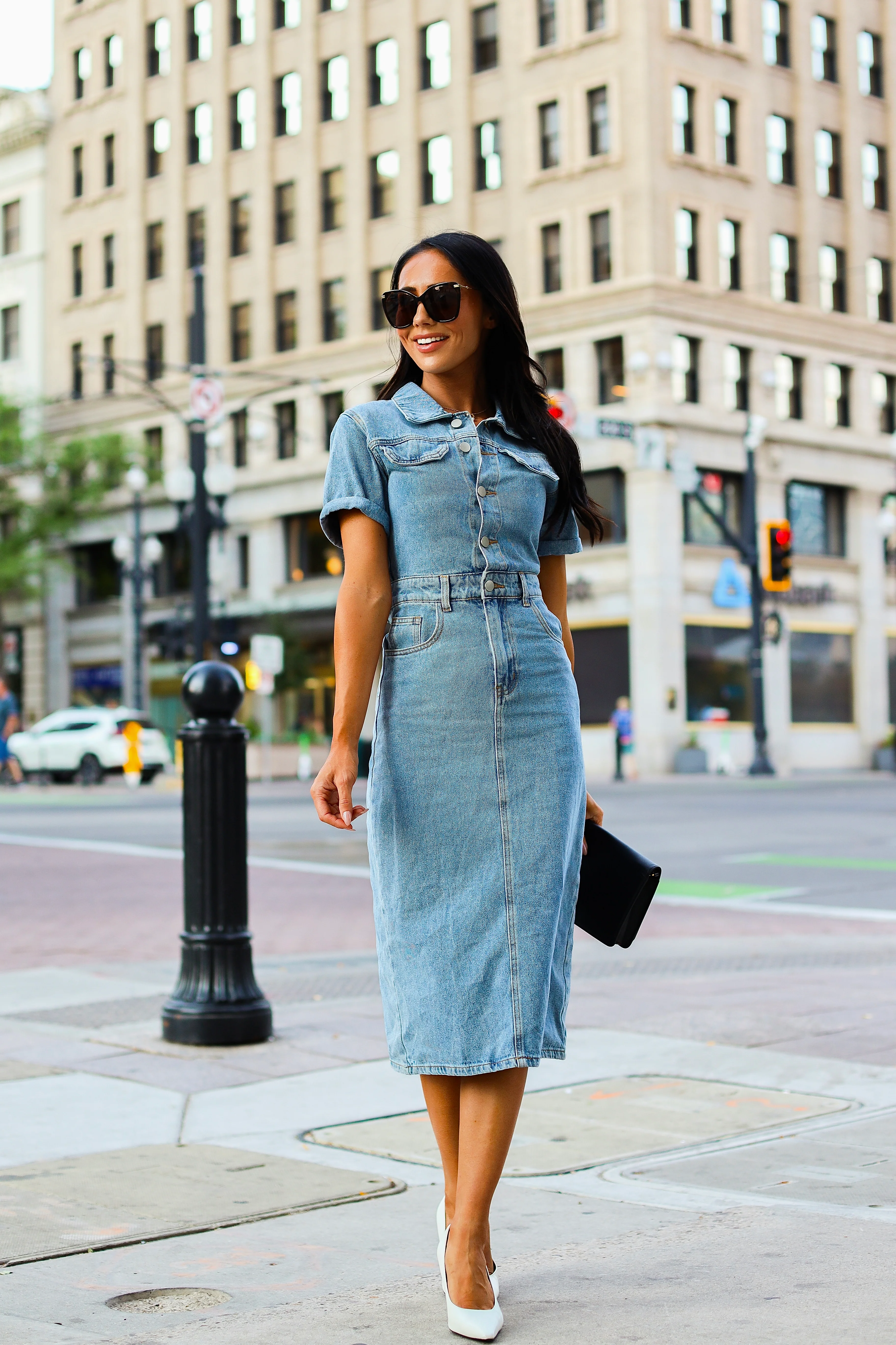 The Desirae Vintage Denim Dresses - XNAUWBI